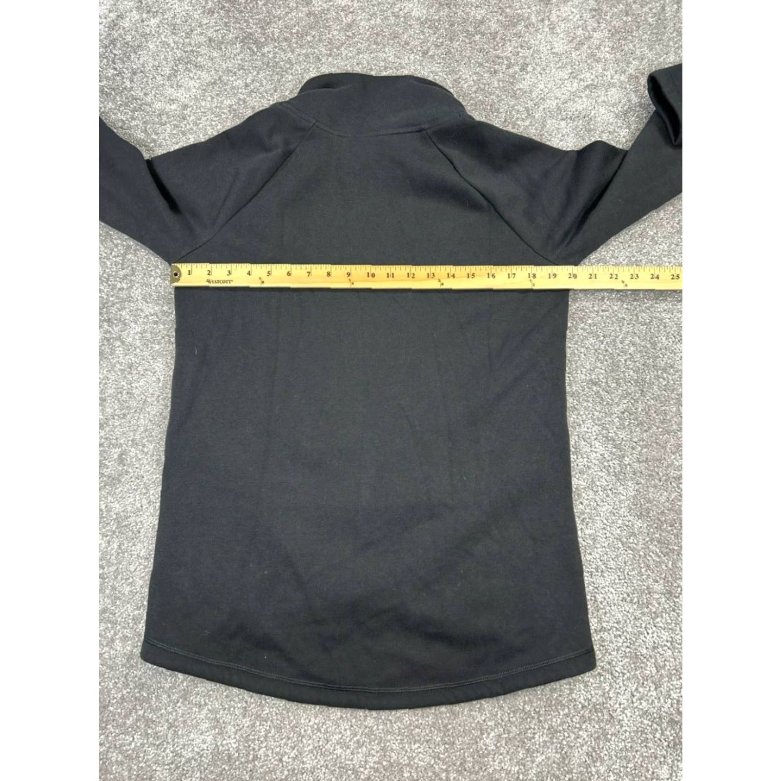 Athleta Athleta Womens Medium Black Pullover Sweater Yoga Quarterzip Athletic Mock Neck Long Sleeve Size M / US 6-8 / IT 42-44 - 7 Thumbnail