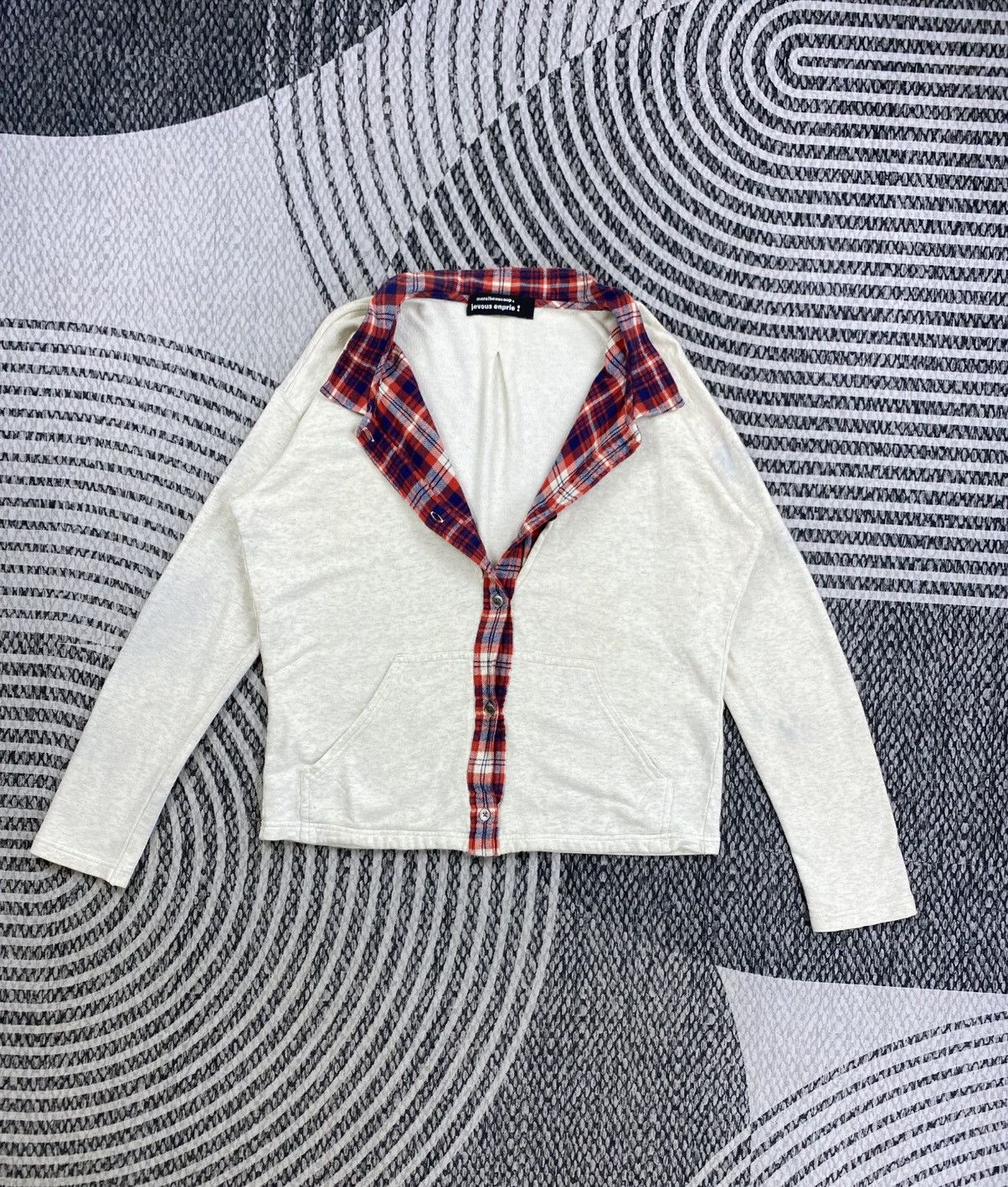 mercibeaucoup Vintage Mercibeaucop Red Brick Cardigan Style Jacket Size L / US 10 / IT 46 - 5 Thumbnail