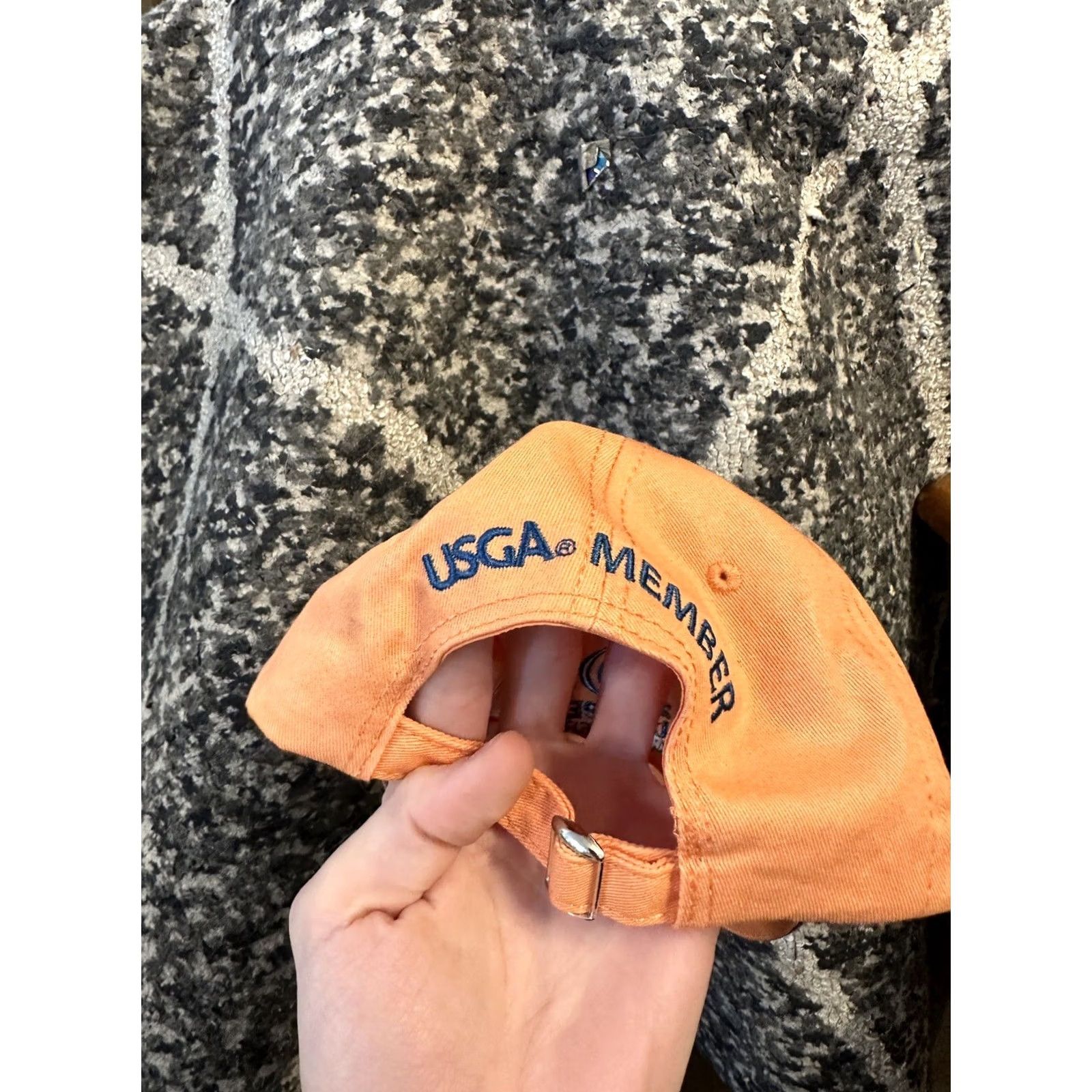Vintage US Open Chambers Bay 2015 Golf Hat Cap Adjustable Strapback Orange USGA Size ONE SIZE - 2 Thumbnail