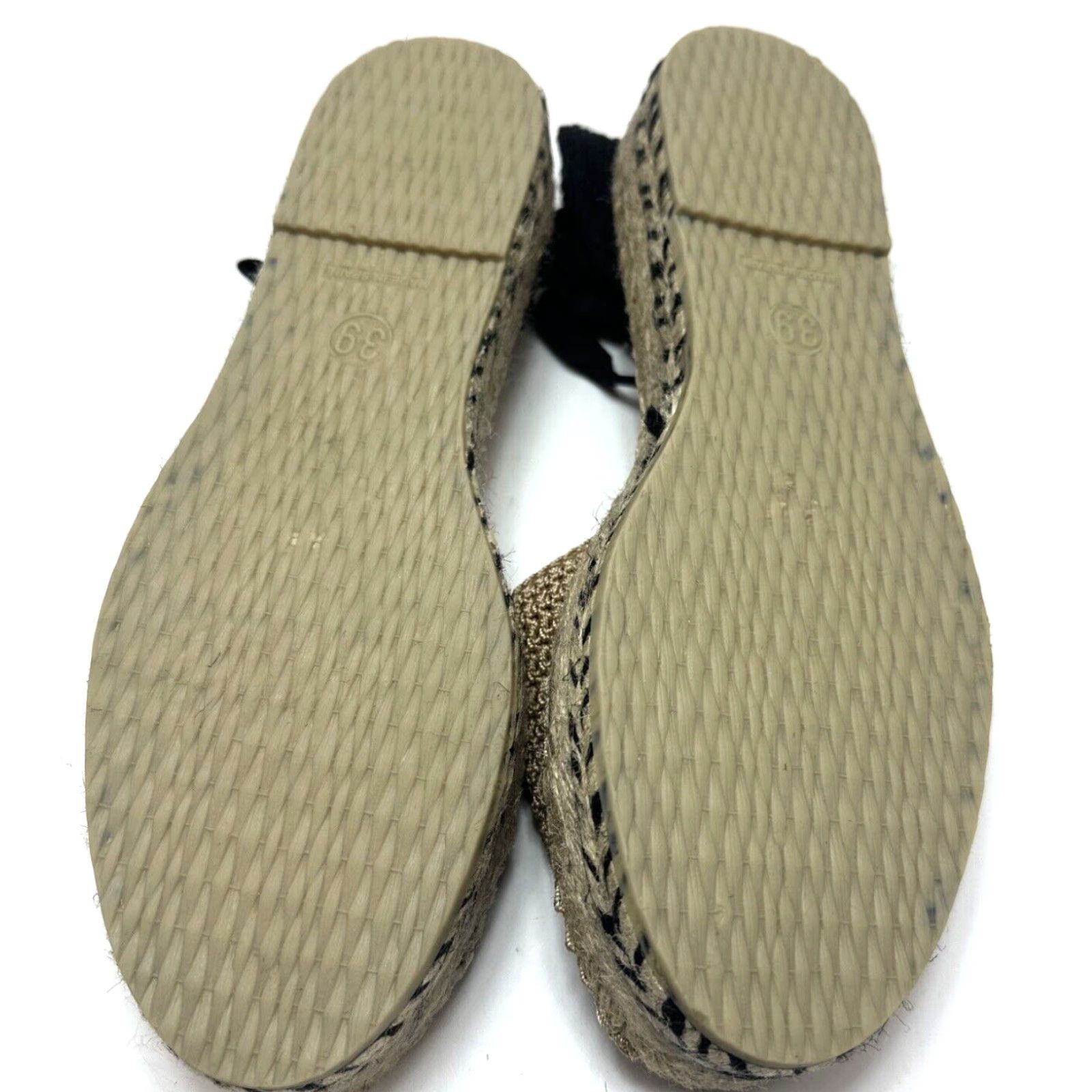 Free People Free People Island Time Wrap Espadrille Sandal Black/Tan US Size 8.5 EU 39 Sandal Women Bohemian Flat Heel 1 in M Multicolor Spain Size US 9 / IT 39 - 5 Thumbnail