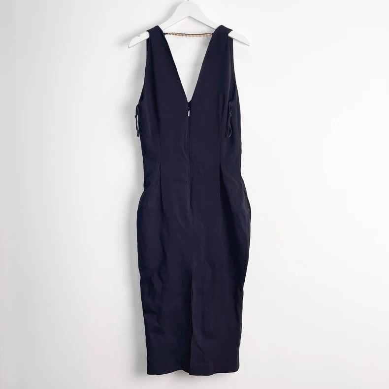 Versace Versace A little black dress with a black gold chain Size M / US 6-8 / IT 42-44 - 2 Thumbnail