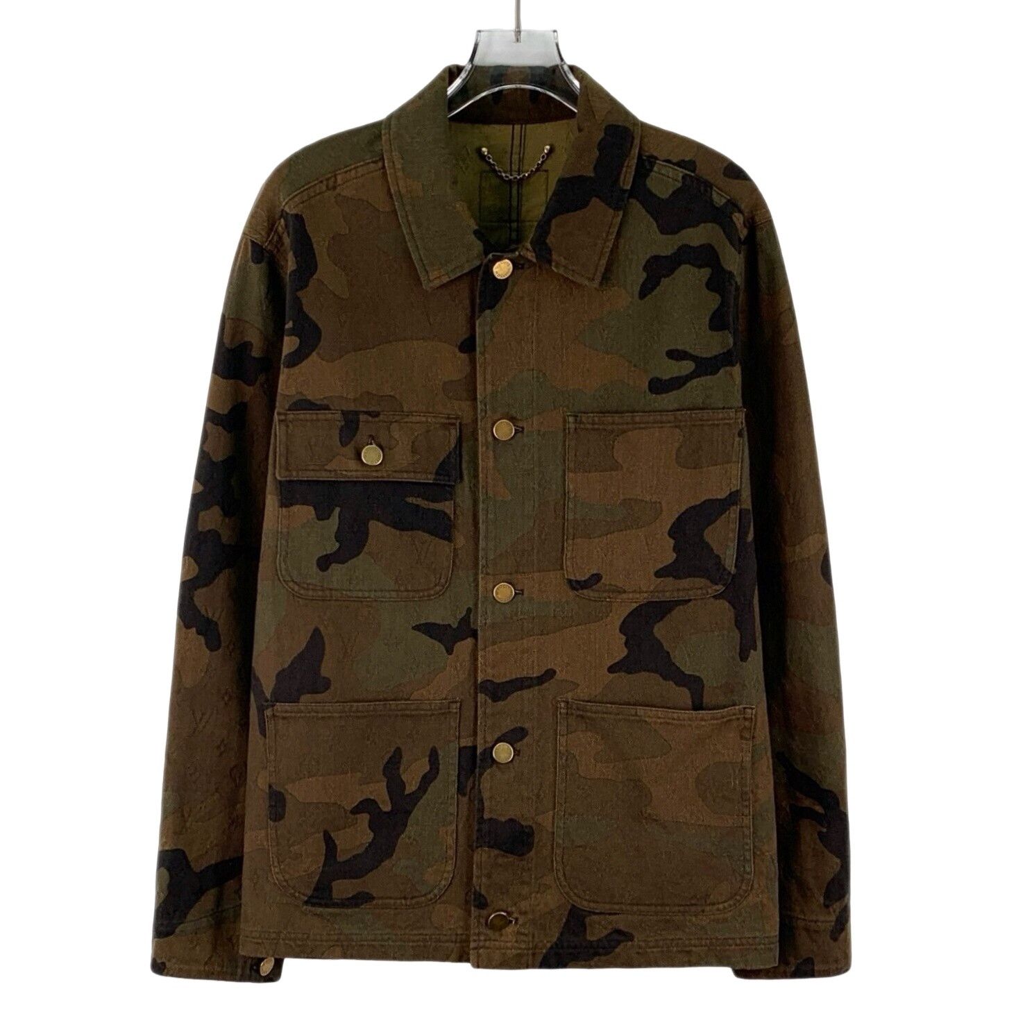 Louis Vuitton Louis Vuitton x Supreme Camo Monogram Denim Jacket 44 Size US S / EU 44-46 / 1 - 1 Thumbnail