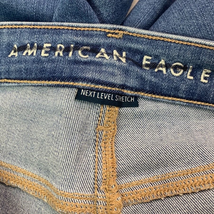 American Eagle Outfitters New American Eagle Womens 2 Stretch Capri Denim Blue Jeans Size 26" / US 2 / IT 38 - 3 Thumbnail