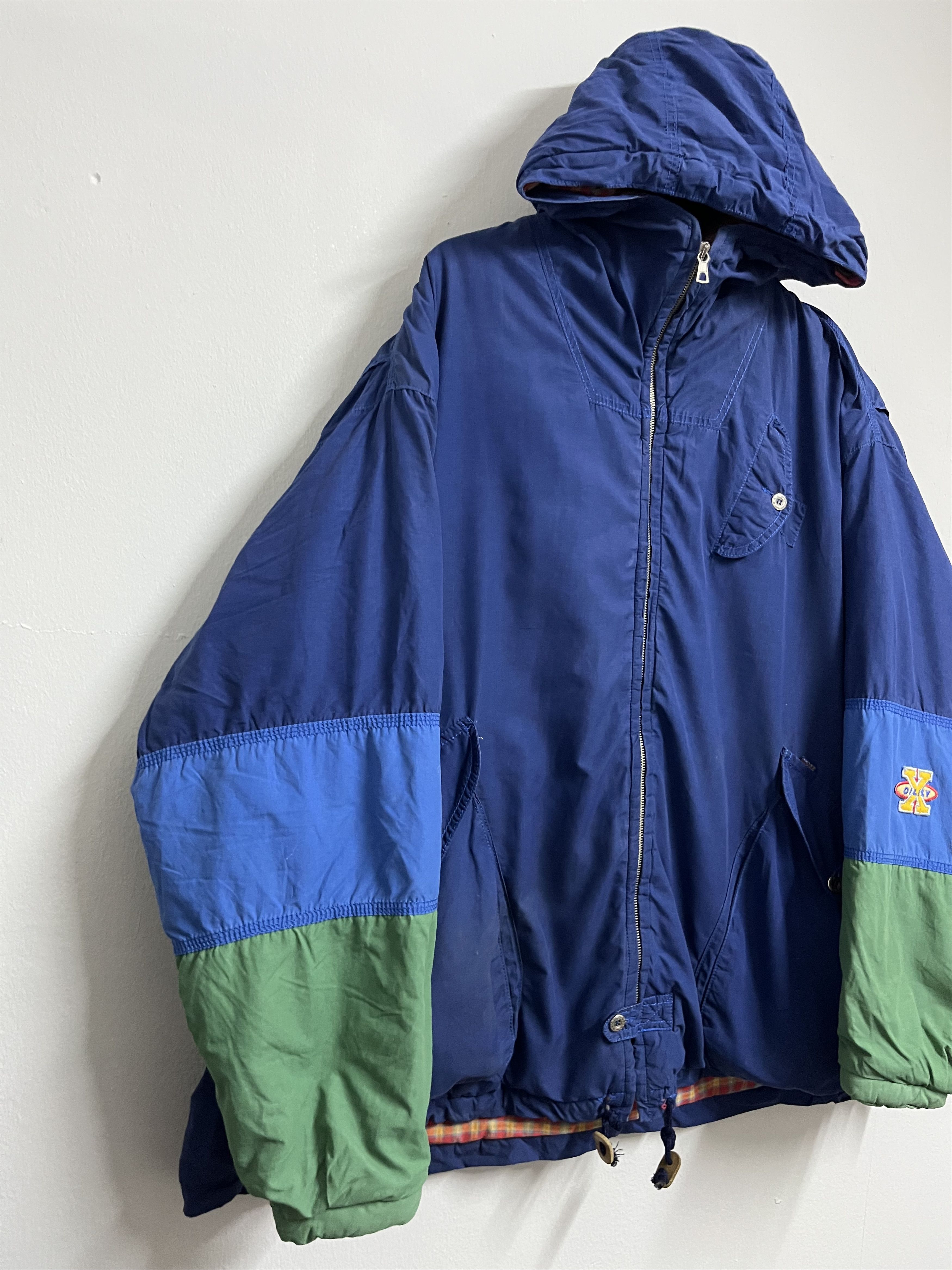 💥Very Rare🔥Vintage 90s OILILY Multicolor HEAVY JACKETS
