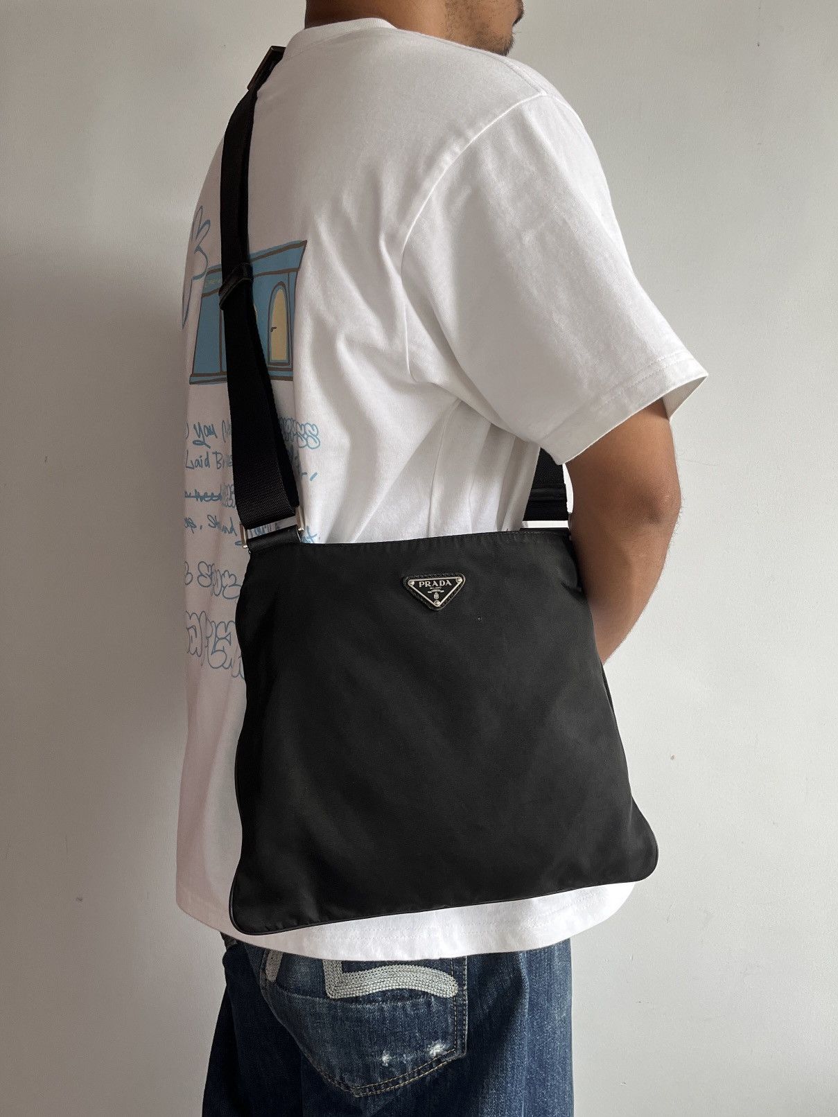 LAST CALL‼️ Vintage Prada Nylon Sling Bag