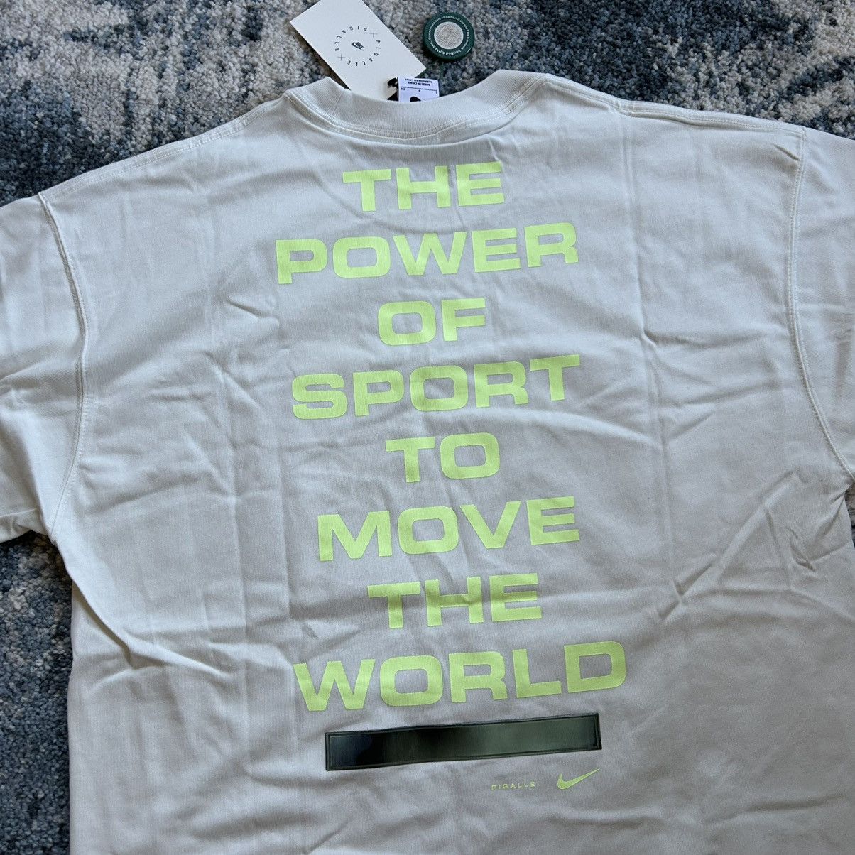 Nike × Pigalle 2019 THE POWER OF SPORT TO MOVE THE WORLD TEE SUMMiT WHiTE Size US S / EU 44-46 / 1 - 10 Thumbnail