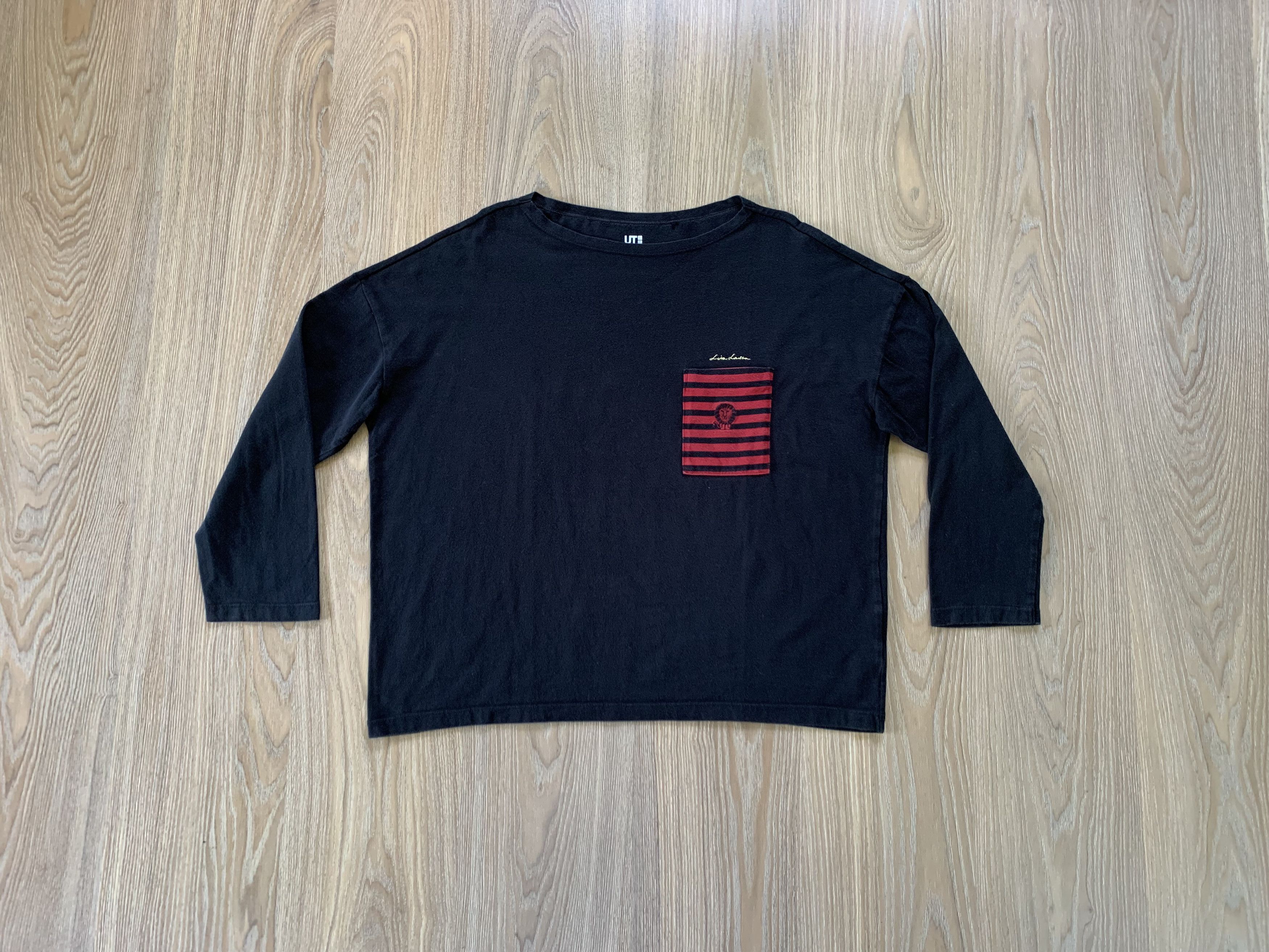 Japanese Brand × Uniqlo Uniqlo Lisa Larson Pocket Long Sleeve T Shirt Size US XL / EU 56 / 4 - 1 Thumbnail