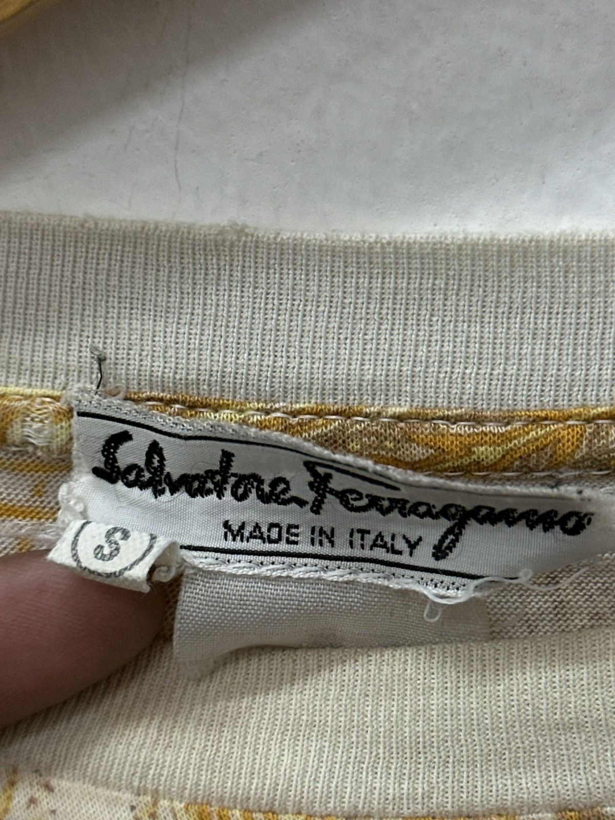 Salvatore Ferragamo Vintage Salvatore Feragamo Leopard Printed T Shirt Size US S / EU 44-46 / 1 - 5 Thumbnail