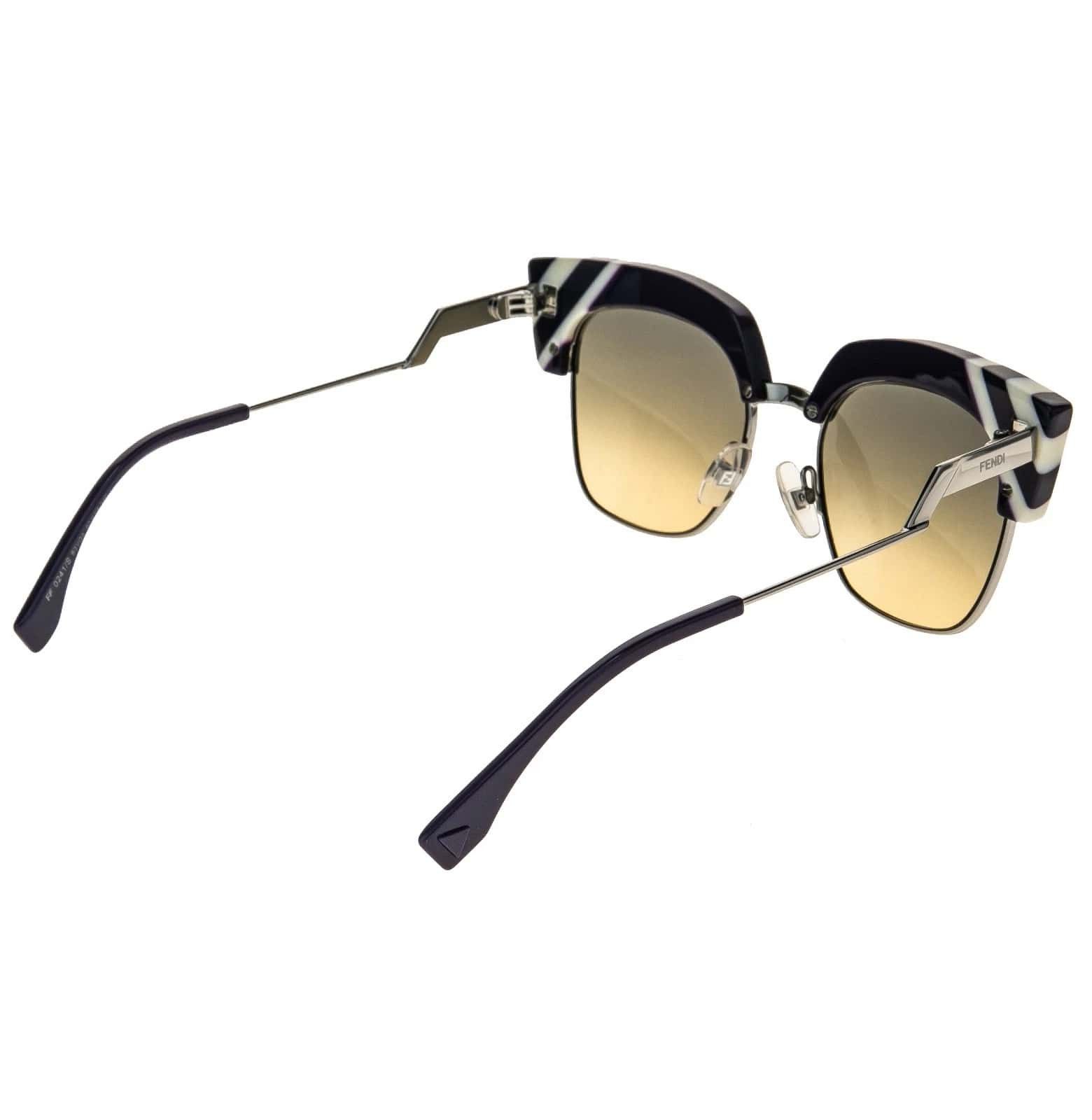 Fendi FENDI 0241 Waves FF0241S Violet Silver Fashion Sunglasses Size ONE SIZE - 5 Thumbnail