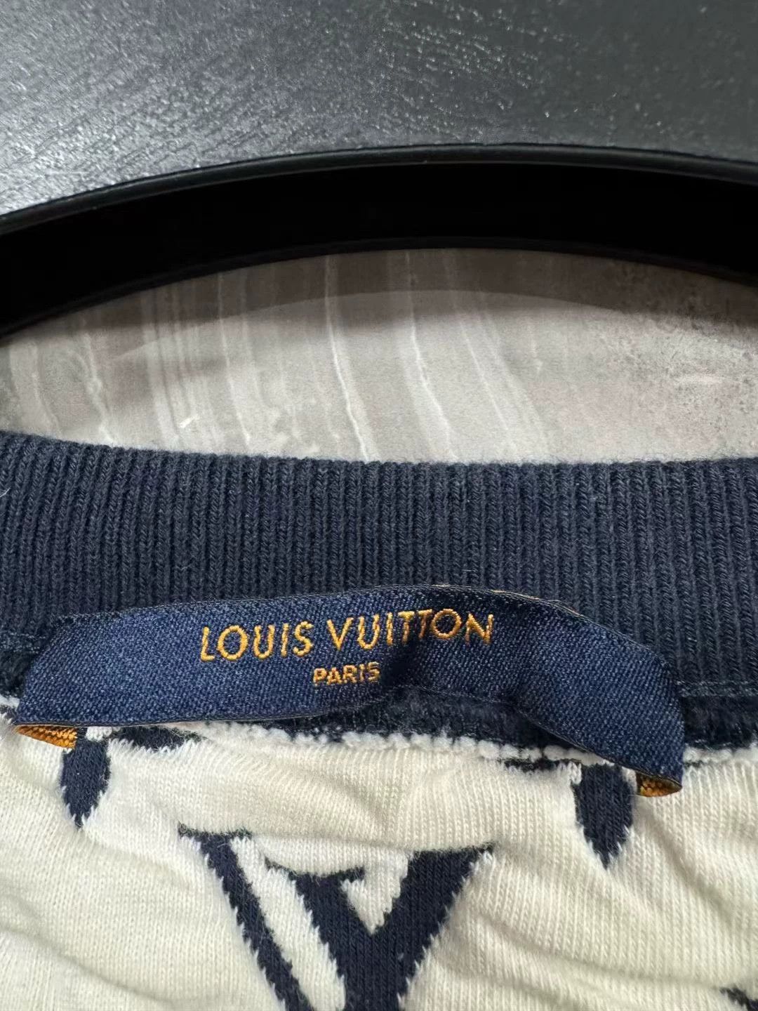 Louis Vuitton LOUIS VUITTON Jacquard Crew Neck Sweater/Sweatshirt Size US XL / EU 56 / 4 - 5 Thumbnail
