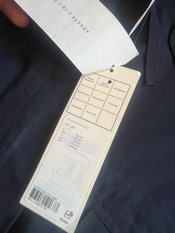 Arket outdoor jacket Arket funnel neck parka shell layer XS Size US XS / EU 42 / 0 - 4 Thumbnail