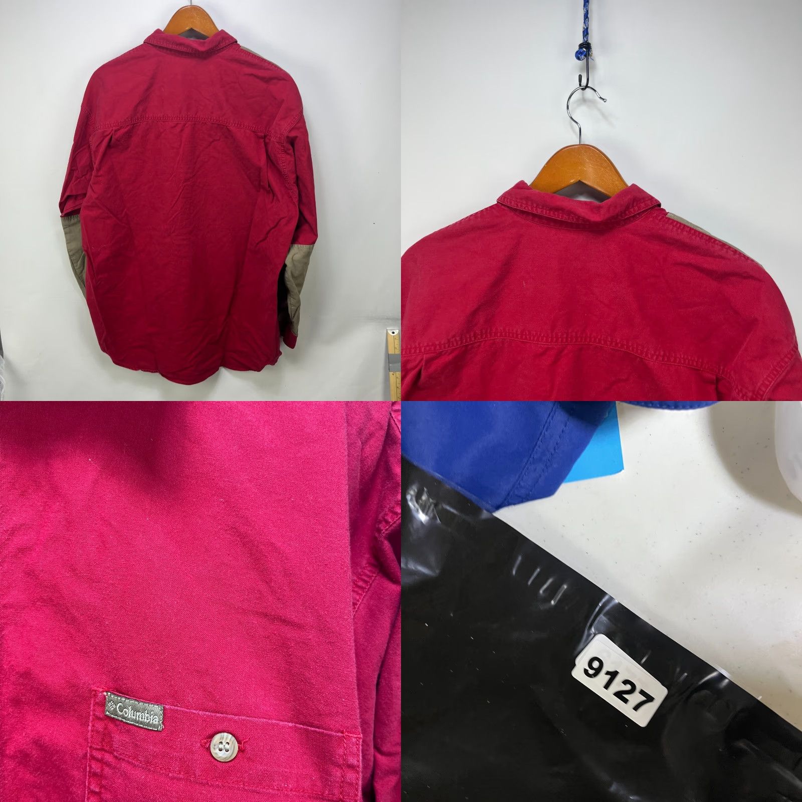 Vintage VINTAGE Columbia Outdoors Button Up Long Sleeve Shirt XL Red 90s Mens Button-Up Collared Pocket Shirt Size US XL / EU 56 / 4 - 9 Thumbnail