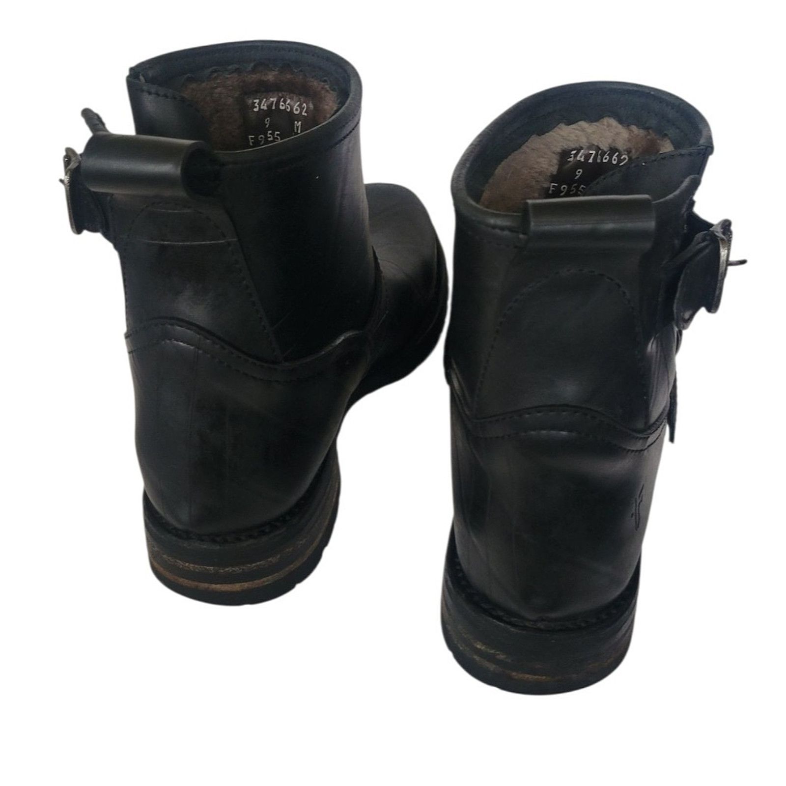 Frye FRYE Rain Women Boots SHEARLING FUR Lined Rubber Size US 9 M Size US 9 / IT 39 - 4 Thumbnail