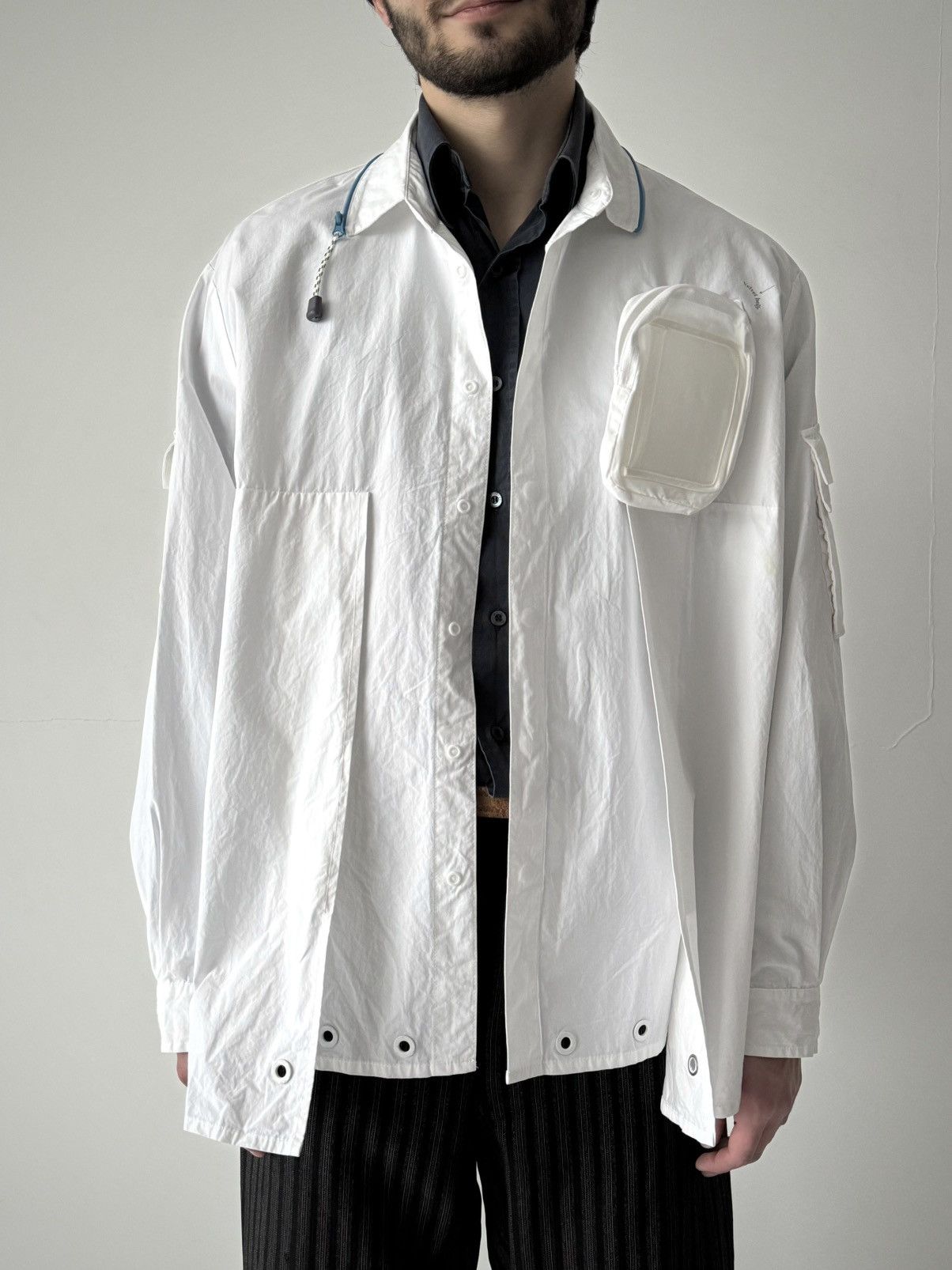 Other Deny Umamiism Pocket White Jacket Size US L / EU 52-54 / 3 - 1 Thumbnail