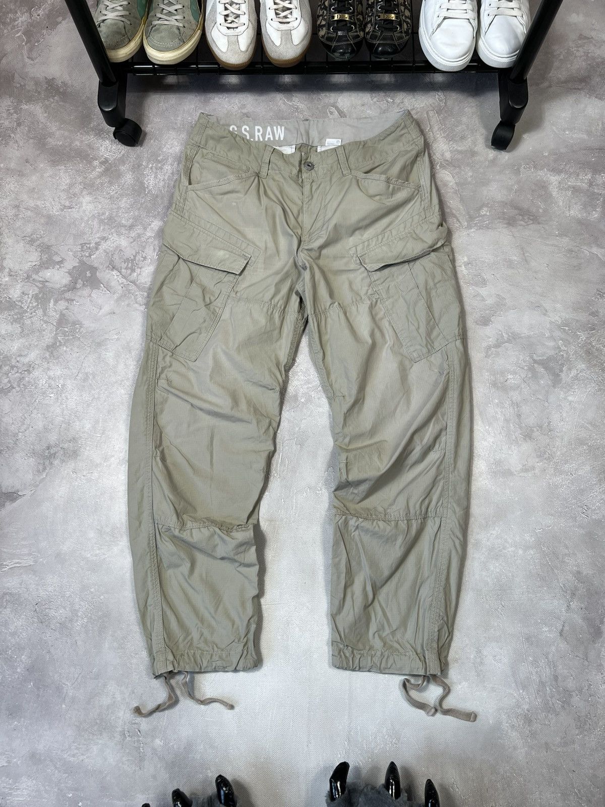 G-Star Vintage G Star Raw Cargo Baggy Pans Size US 32 / EU 48 - 2 Thumbnail