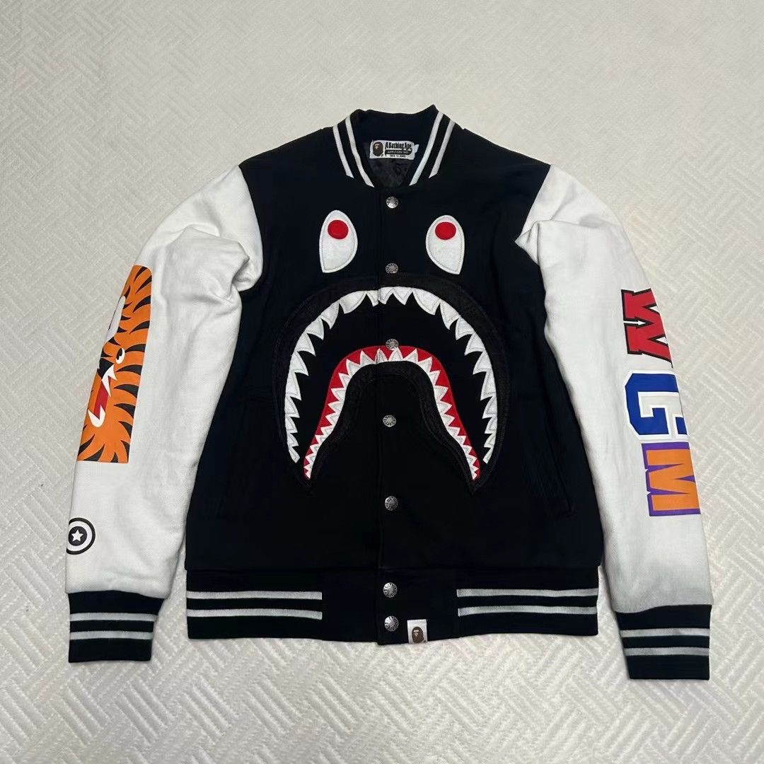 Bape BAPE SHARK MA-1 JACKET Size US S / EU 44-46 / 1 - 1 Thumbnail