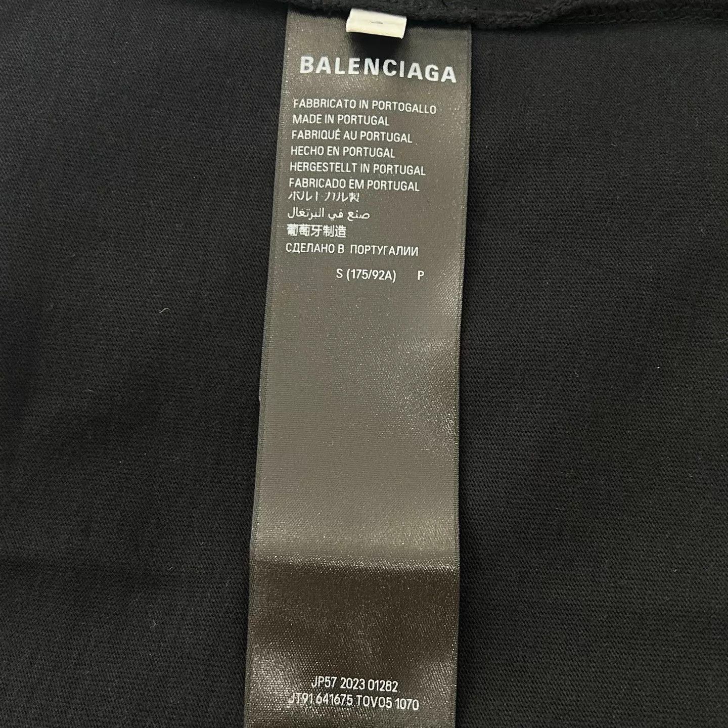 Balenciaga Balenciaga Logo Graffiti Black T-shirt S Size US S / EU 44-46 / 1 - 4 Thumbnail