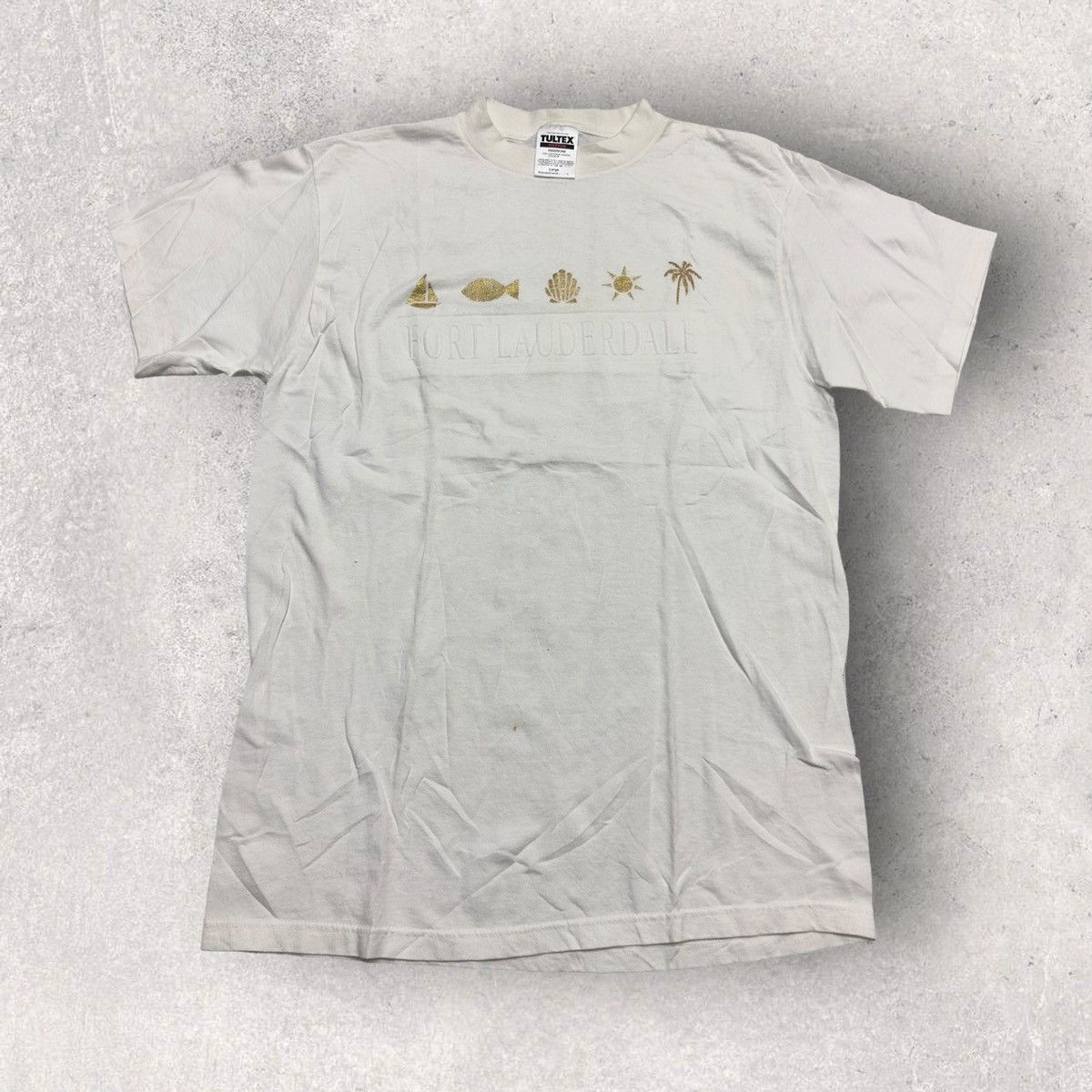 Tultex × Vintage Vintage Fort Lauderdale tee Size US L / EU 52-54 / 3 - 1 Thumbnail