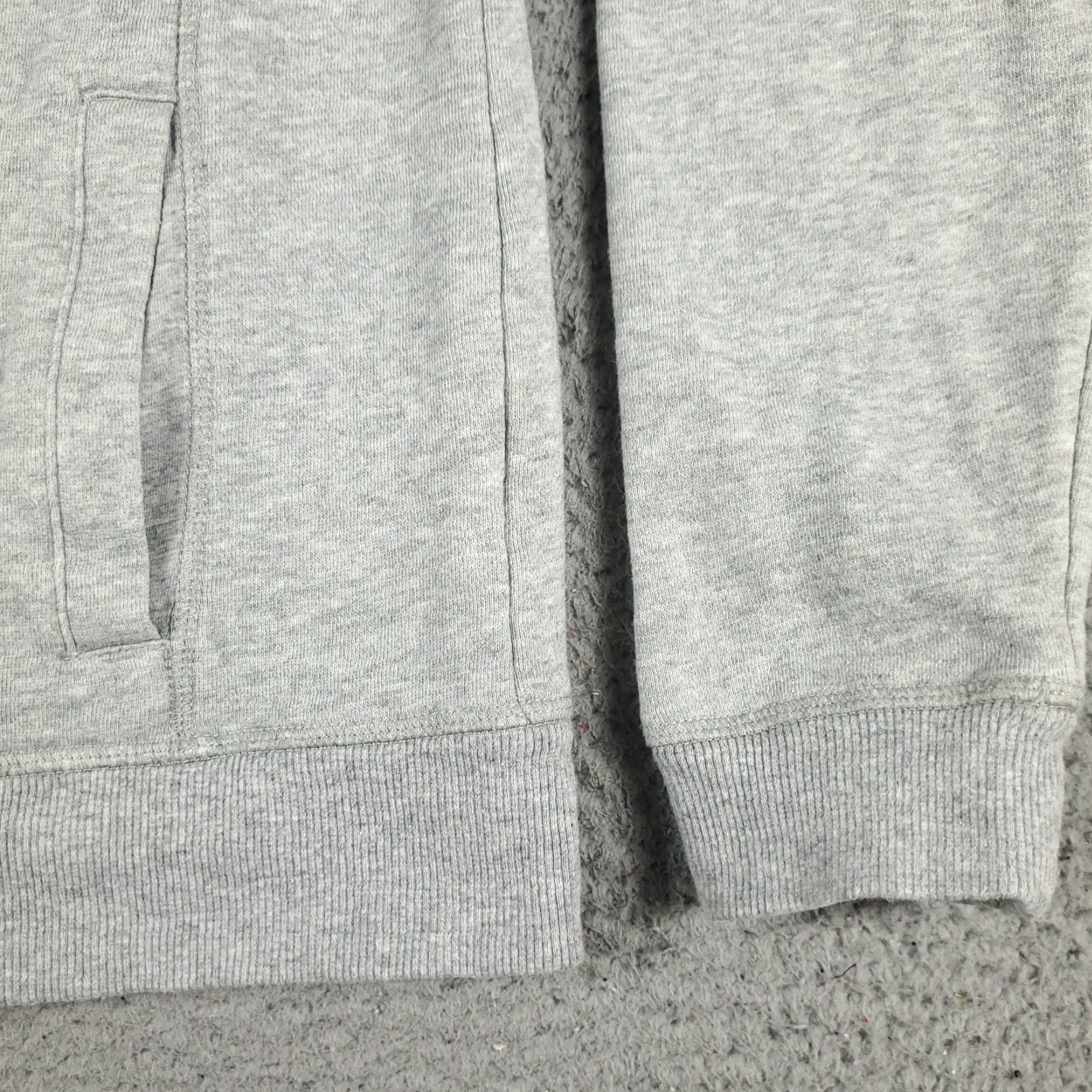 Nautica Nautica Full Zip Hoodie Sweater Womens Medium Gray Solid Knit Long Sleeve Casual Modern Size M / US 6-8 / IT 42-44 - 4 Thumbnail