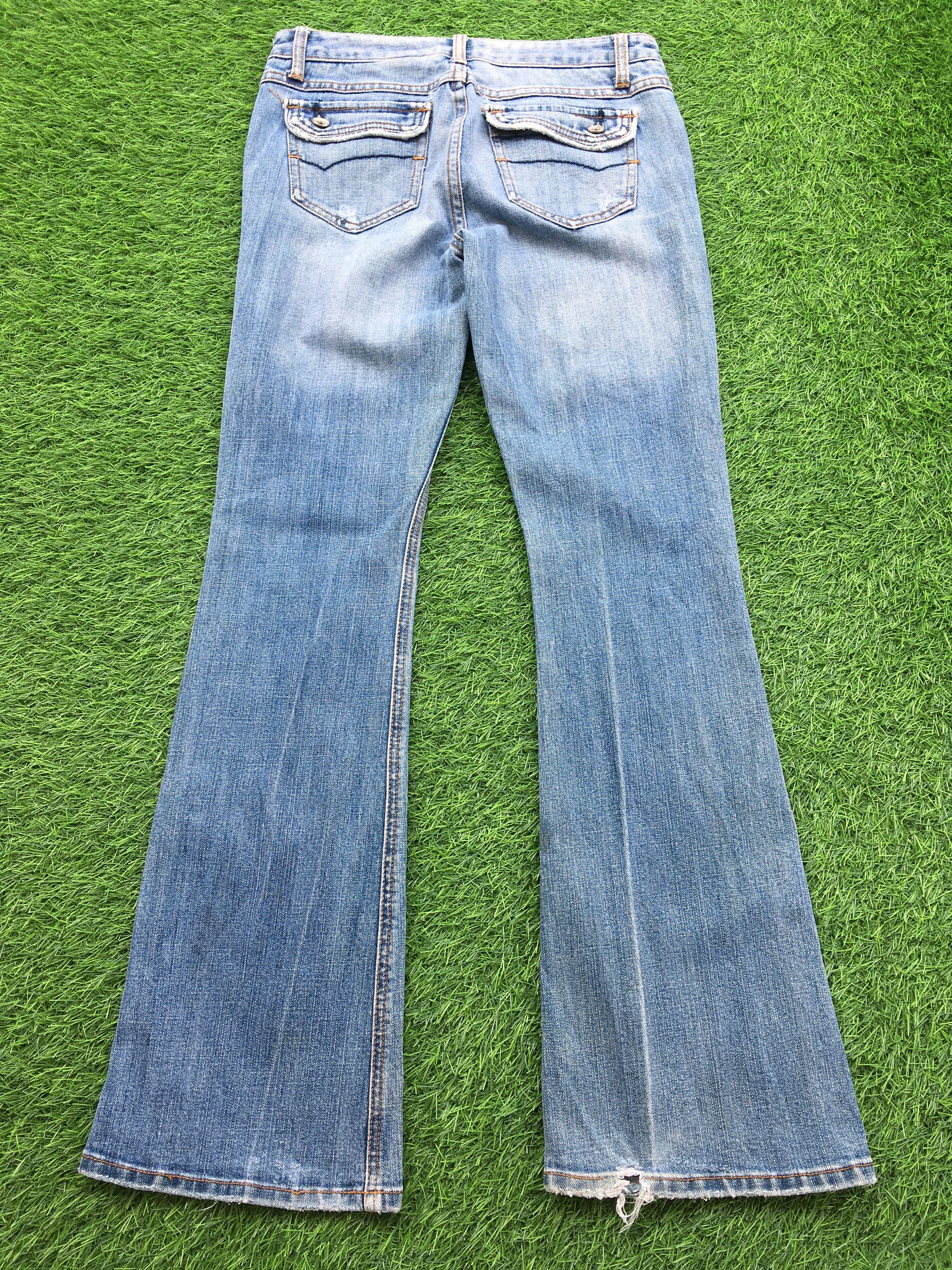 Designer × Jean Y2K Bootcut Stretch Jeans D-998 Size 26" / US 2 / IT 38 - 2 Thumbnail