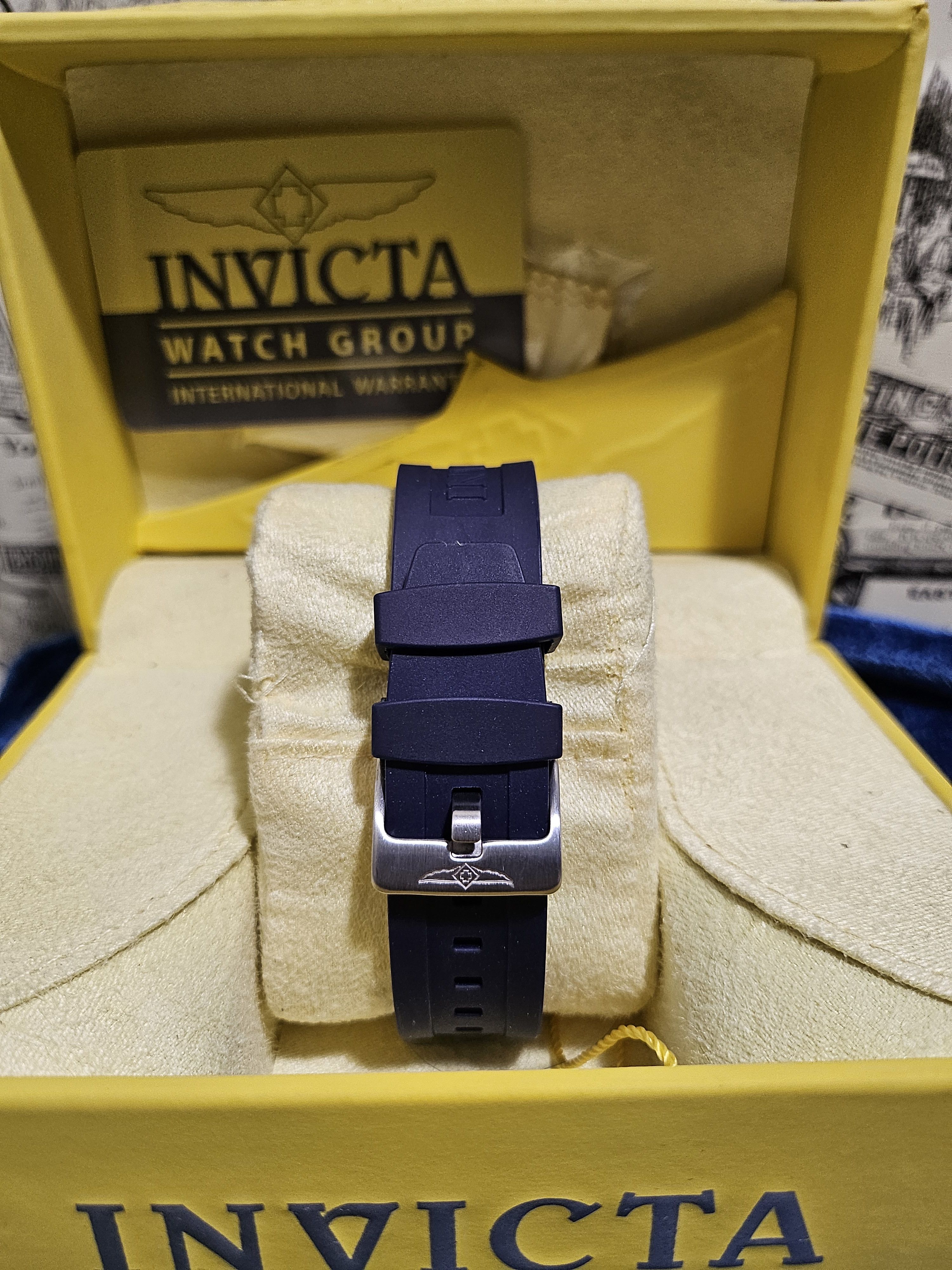 Invicta Invicta Specialty Men Blue Silicone Watch 12847 Size ONE SIZE - 3 Thumbnail