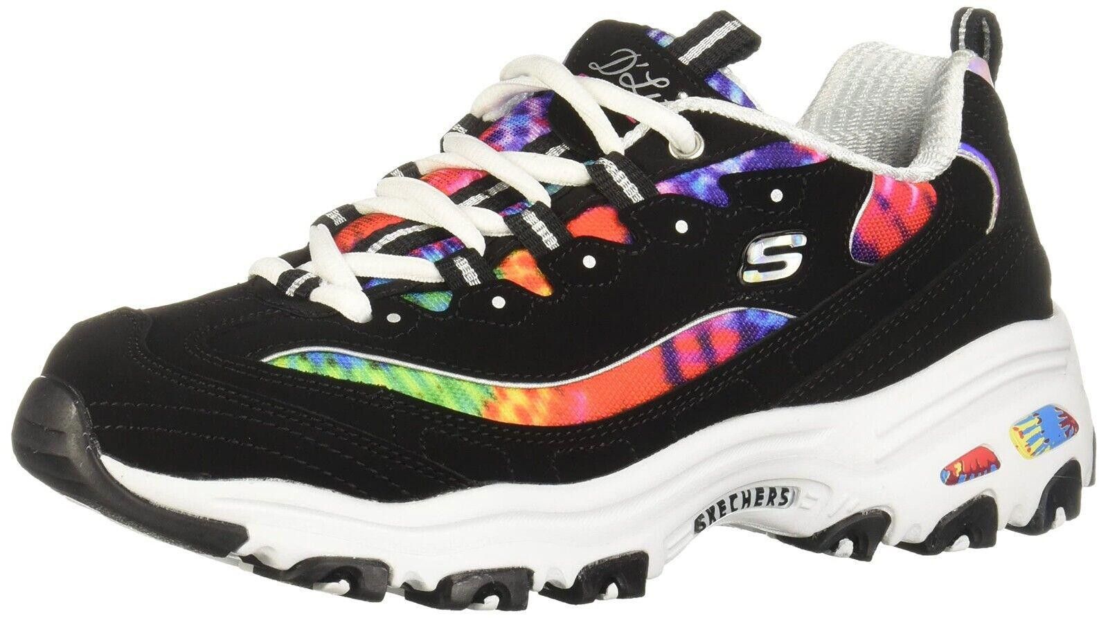 SKECHERS Womens Skechers D'Lites 5 WIDE Summer Fiesta Memory Foam NEW Size US 5 / IT 35 - 1 Thumbnail