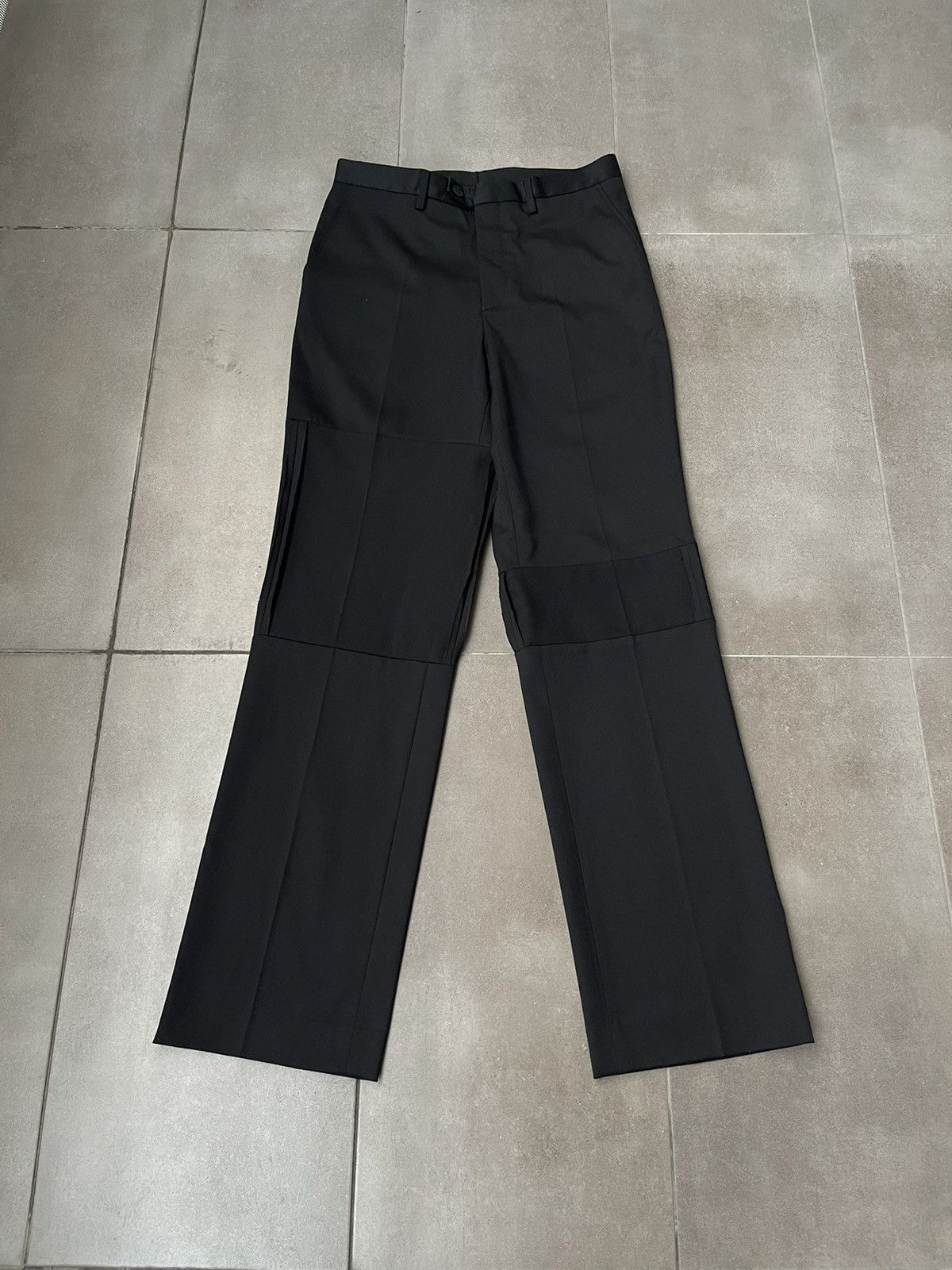 Maison Margiela !DS! SS23 Maison Margiela Reconstructed Black Casual Pants Size US 30 / EU 46 - 10 Thumbnail
