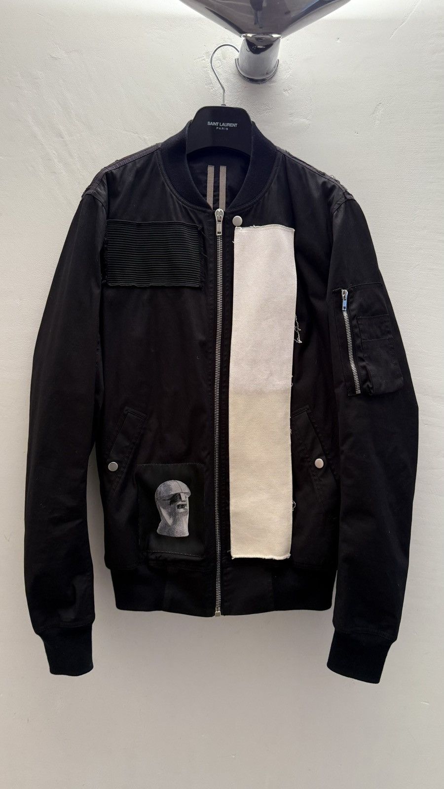 Rick Owens Drkshdw Rick Owens DRKSHDW Bomber Flight Jacket Waxed Size US M / EU 48-50 / 2 - 1 Thumbnail