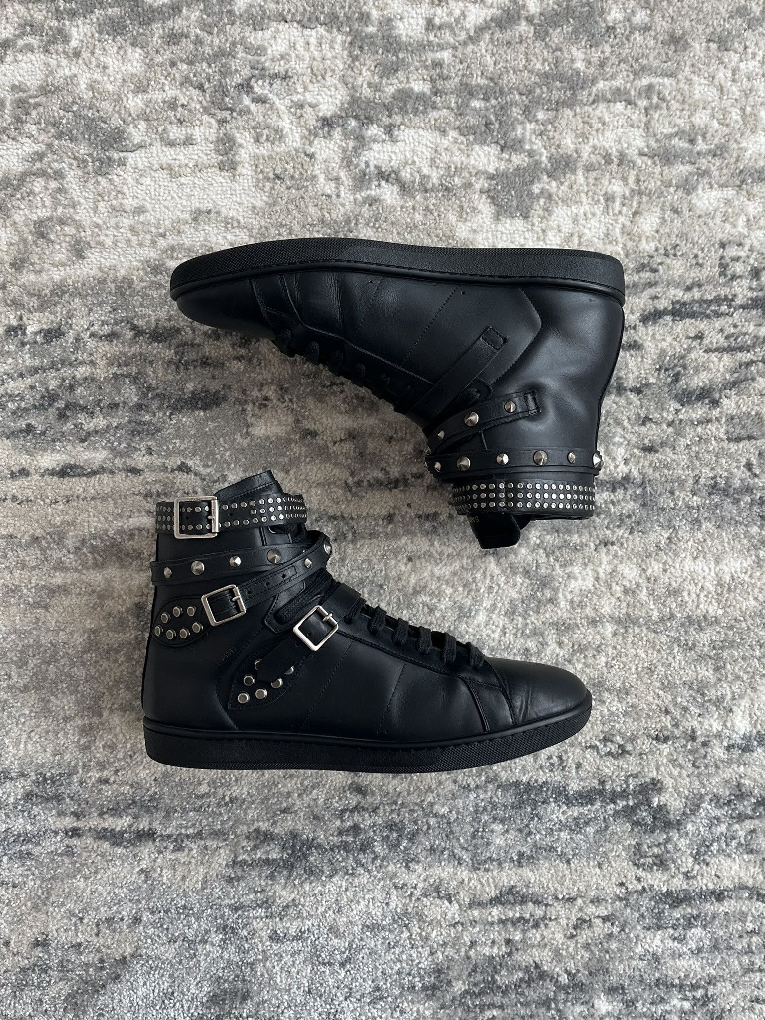Hedi Slimane × Saint Laurent Paris saint laurent sl/16h studded high tops by hedi slimane Size US 9 / EU 42 - 7 Thumbnail