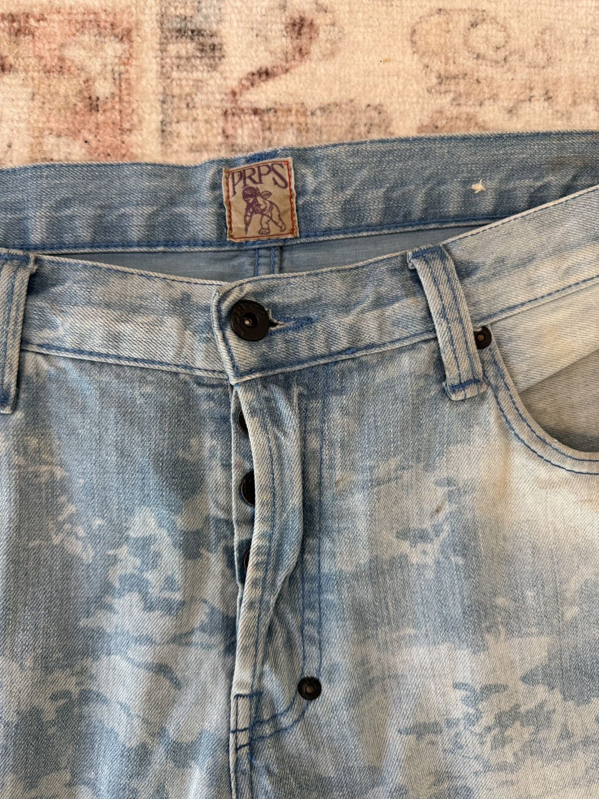 Prps PRPS Men Demon light blue washed denim jeans 36 x 29.5’’ Size US 36 / EU 52 - 3 Thumbnail