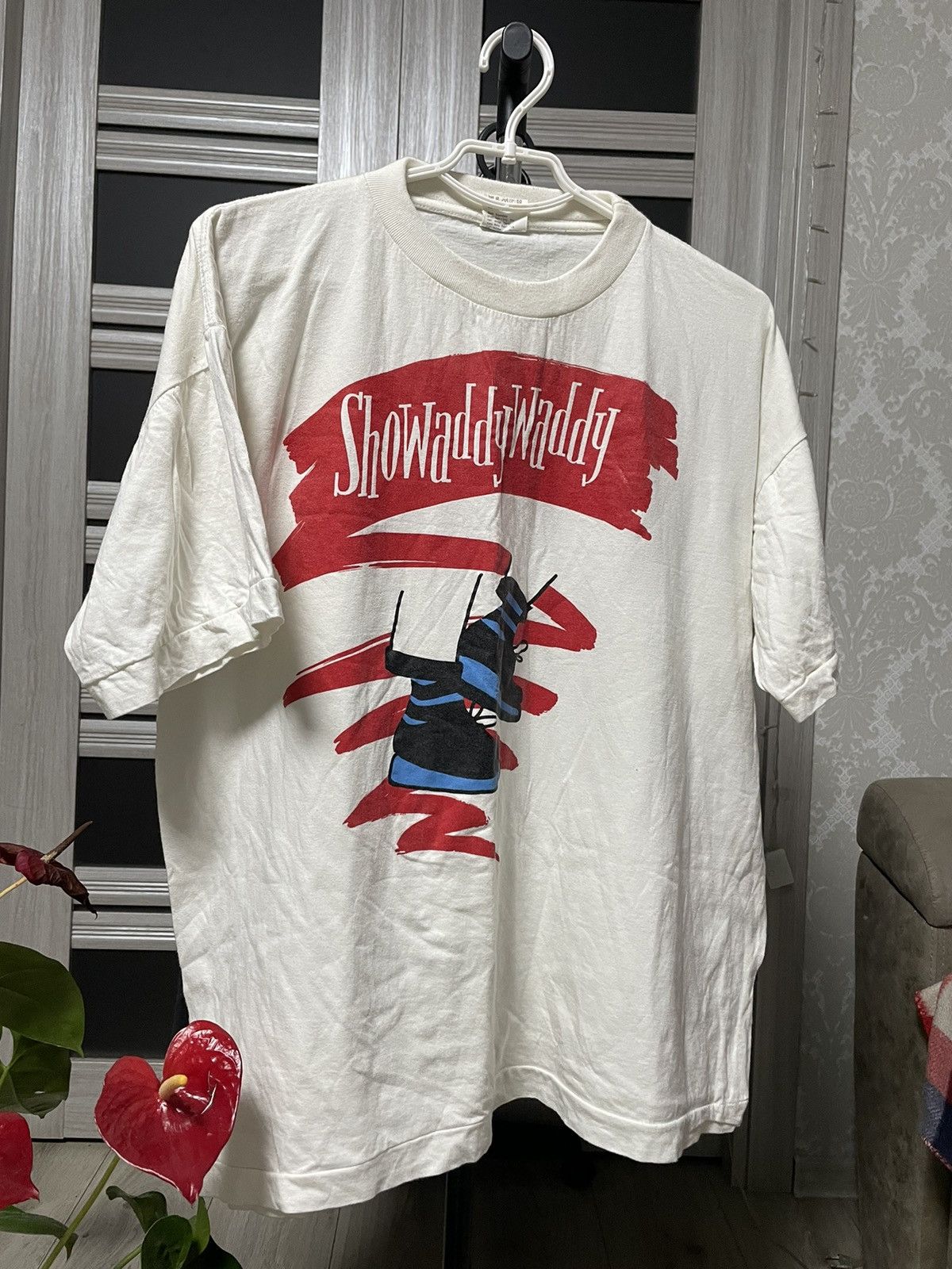 Band Tees × Vintage 80s Vintage Showaddywaddy The Best Steps To Heaven T-Shirt Size US XL / EU 56 / 4 - 1 Thumbnail