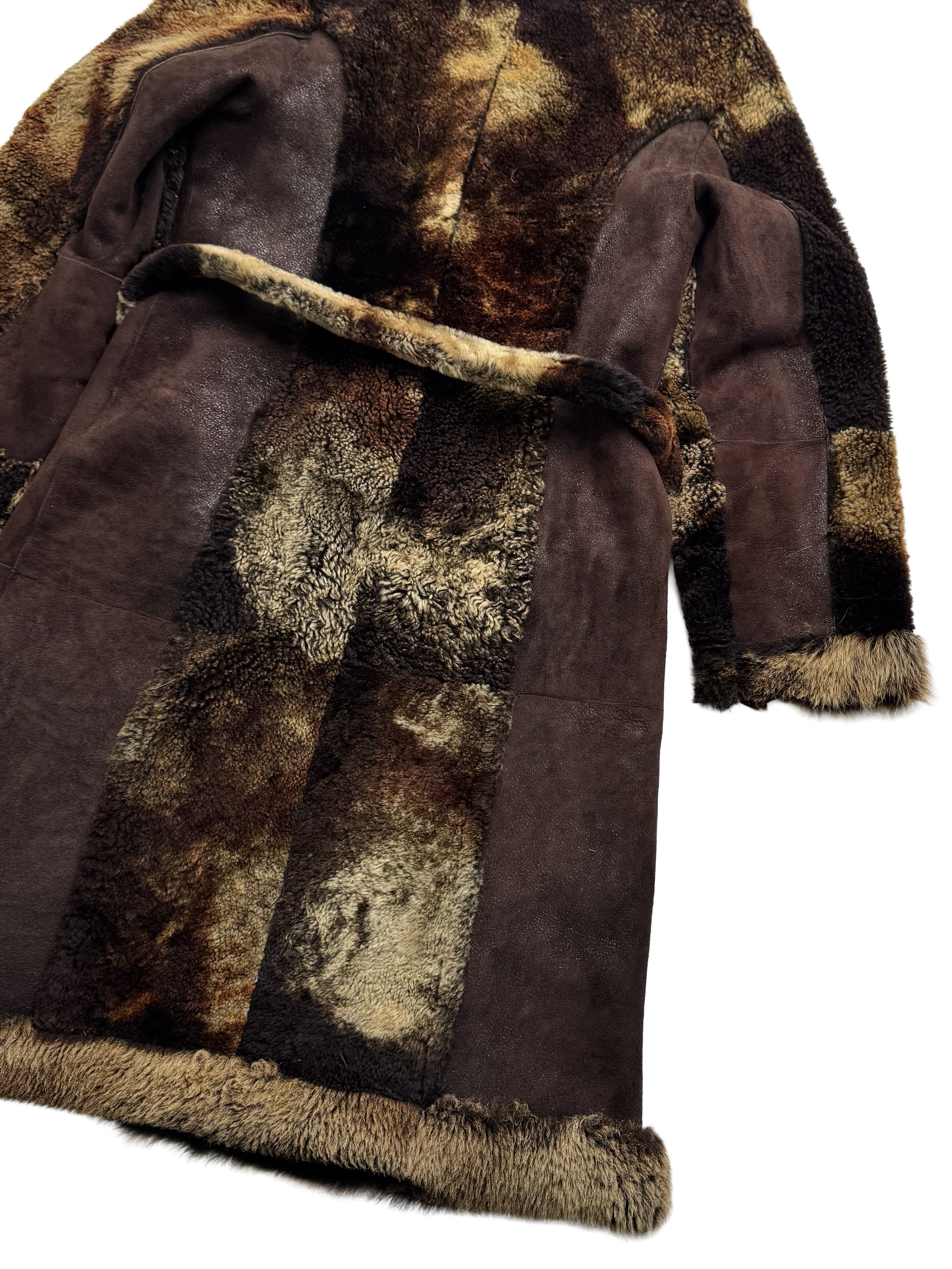 Vintage Vintage Real Sheepskin Hooded Coat Size L / US 10 / IT 46 - 20 Thumbnail