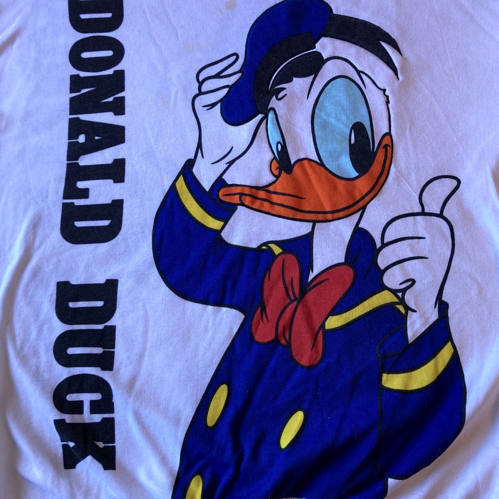 Disney VINTAGE Sunday Comics Sweatshirt Disney Donald Duck 90s Double Sided Print Large Mens L White Crew Neck Pullover Regular Size Sweatshirt Size US L / EU 52-54 / 3 - 2 Thumbnail