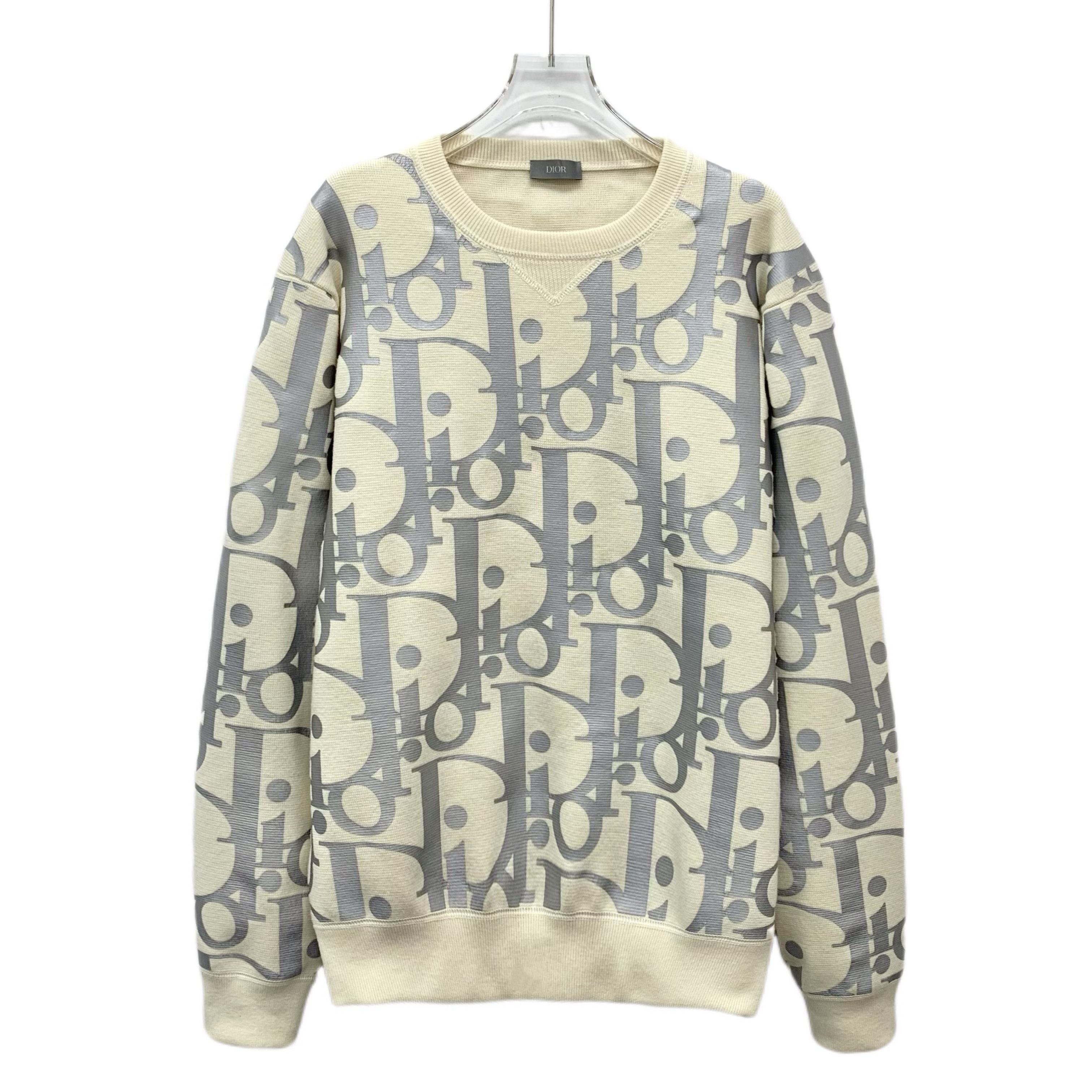 Dior Dior Colorblock Logo Print Wool Sweatshirt (XL) Size XL / US 12-14 / IT 48-50 - 1 Thumbnail