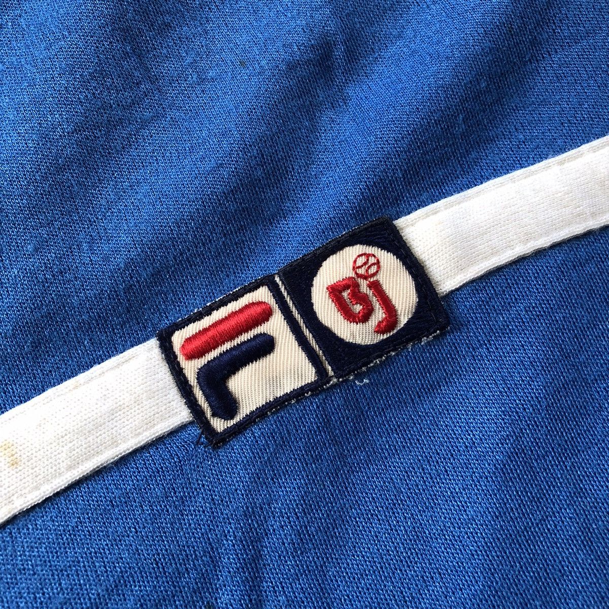 Fila × Vintage 1980 FILA BJ Borg French Blue Settanta mk2 Tracktop Jacket Size US M / EU 48-50 / 2 - 7 Thumbnail
