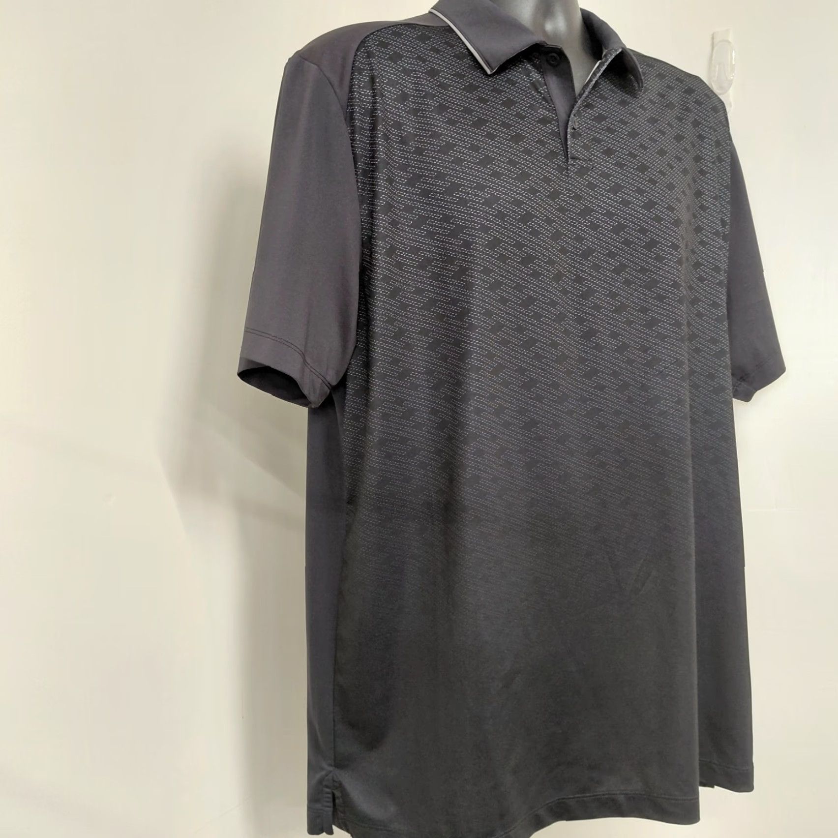 Vintage Greg Norman Golf Polo Shirt Men's L Black Tasso Elba Geometric Pattern Shirt Polo Size US L / EU 52-54 / 3 - 2 Thumbnail