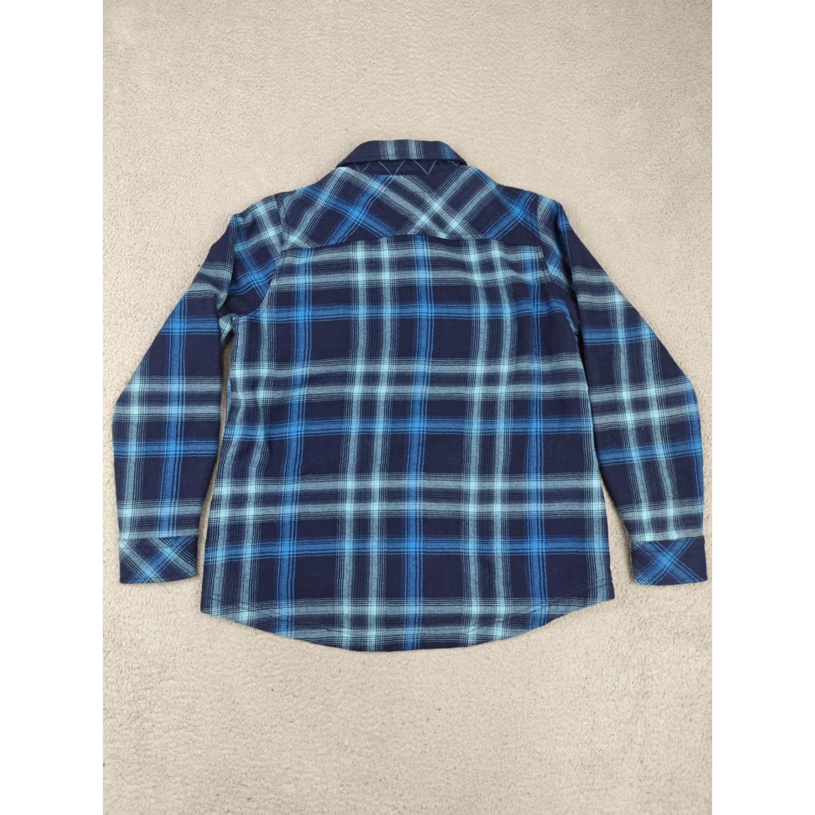 Orvis Orvis Jacket Mens Large Blue Plaid Fleece Lined Snap Front Shacket Outdoor Size US L / EU 52-54 / 3 - 5 Thumbnail