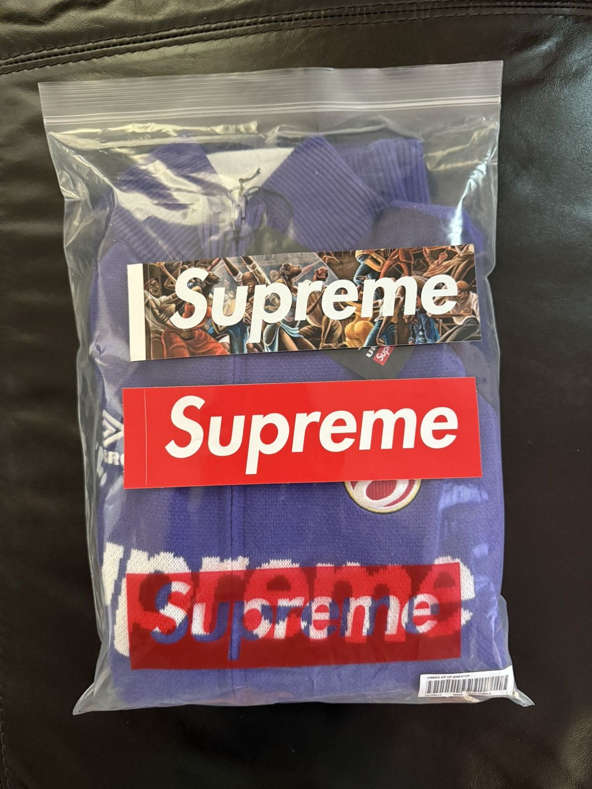 Supreme SUPREME/UMBRO ZIP UP SWEATER Size US L / EU 52-54 / 3 - 8 Thumbnail