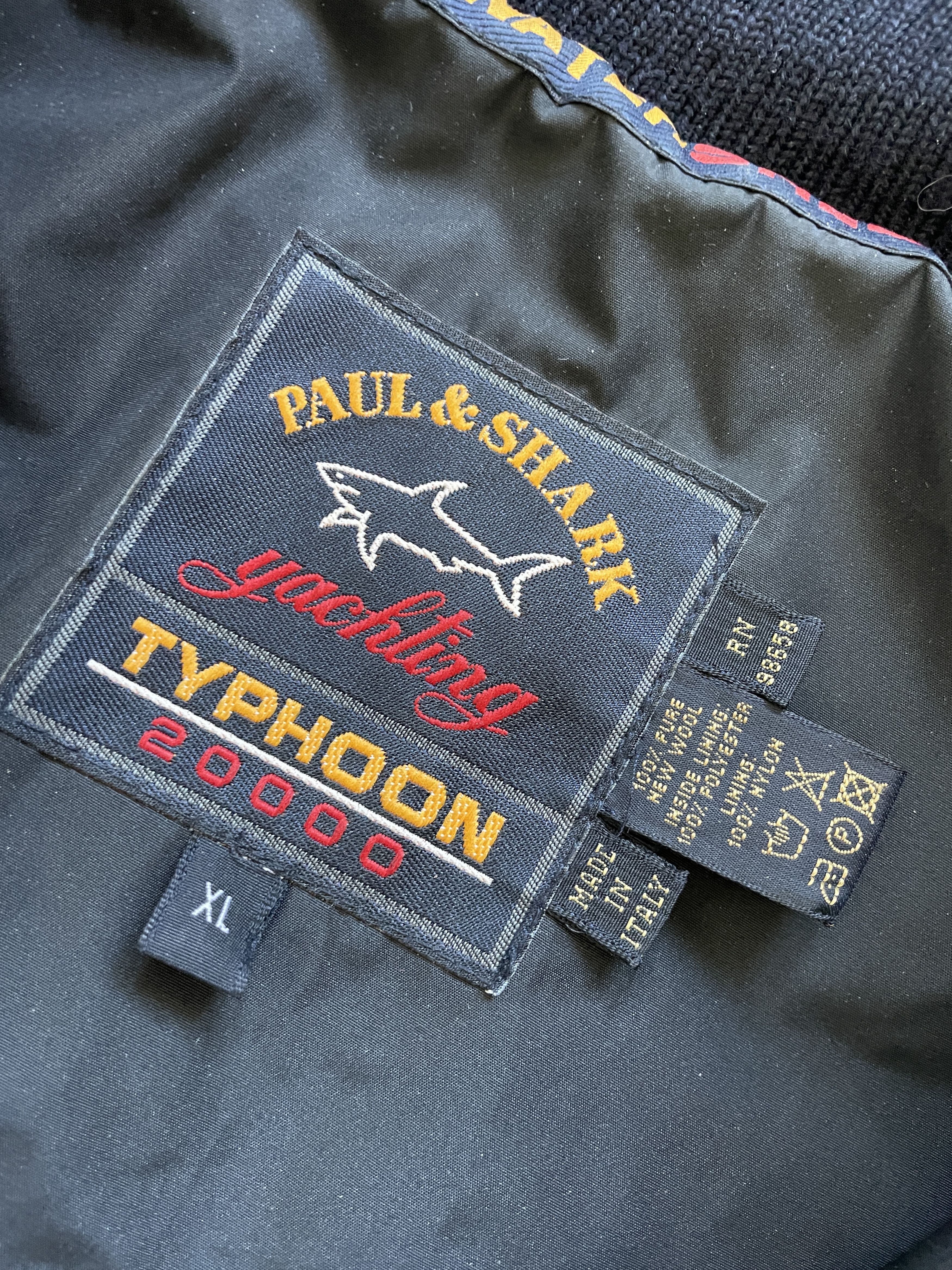 Paul & Shark PAUL & SHARK TYPHOON 20000 SAILING YACHTING WOOL WATERPROOF Size US XL / EU 56 / 4 - 2 Thumbnail
