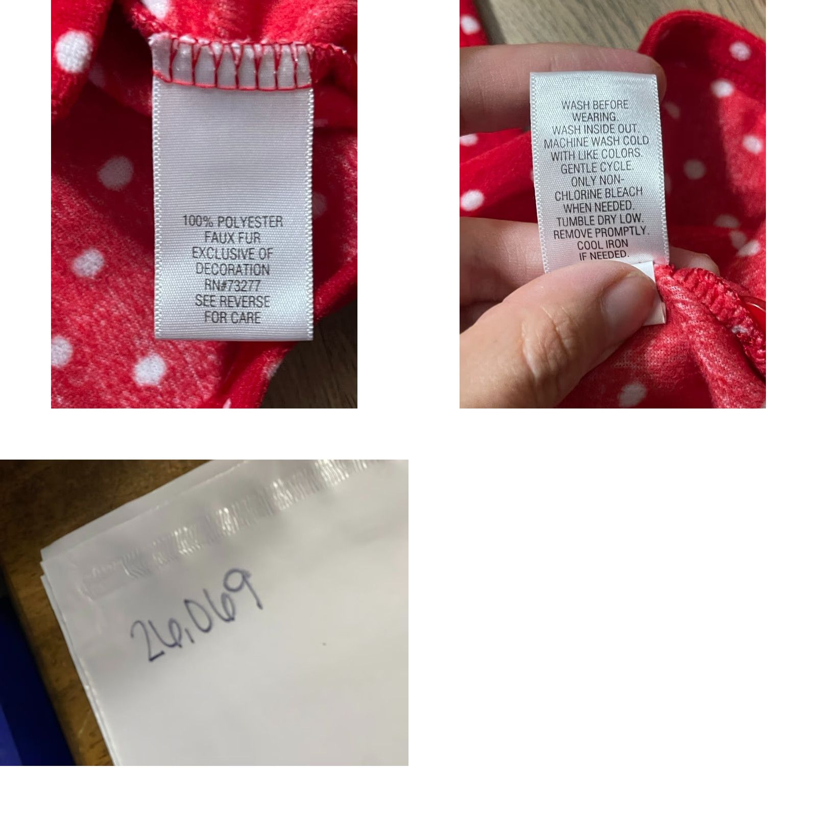 Croft & Barrow VINTAGE Croft & Barrow Shirt Womens XS Red White Polka Dots button Up Sleepwear Size XS / US 0-2 / IT 36-38 - 8 Thumbnail