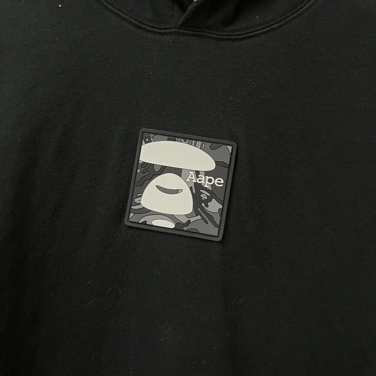 Aape Black Hoodie Aape by a Bathing Ape Face Hoodie Bape Size US XL / EU 56 / 4 - 5 Thumbnail