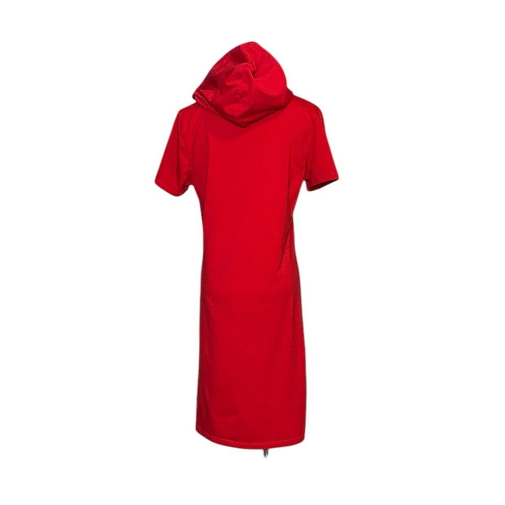Calvin Klein Calvin Klein red short sleeves mini hoodie dress size Medium Size M / US 6-8 / IT 42-44 - 9 Thumbnail