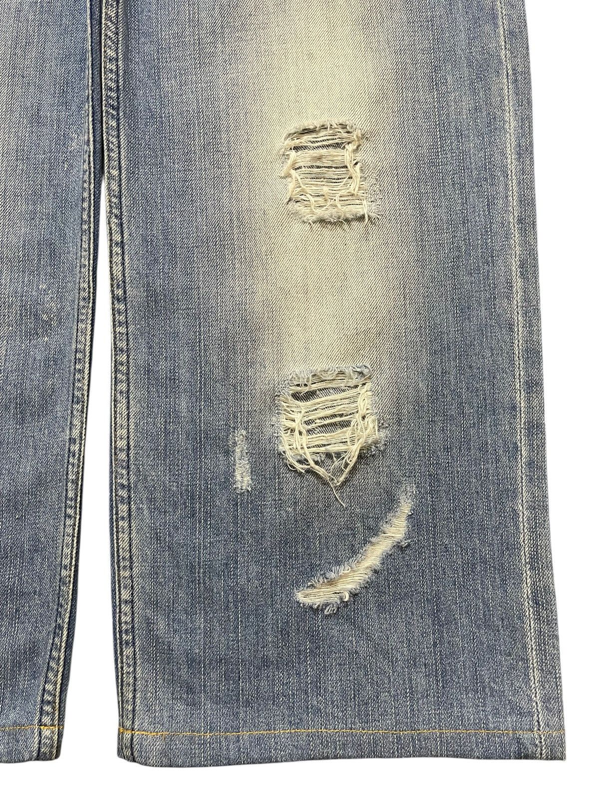 Dolce & Gabbana Vintage Dolce & Gabbana Blue Faded Wash Distressed Baggy Size US 34 / EU 50 - 8 Thumbnail