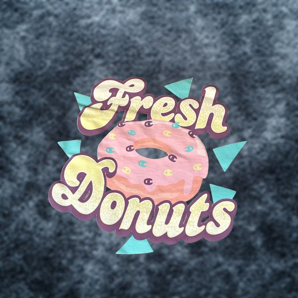 Champion Champion Donuts T Shirt Mens Large Gray Graphic Short Sleeve Tee Size US L / EU 52-54 / 3 - 1 Thumbnail