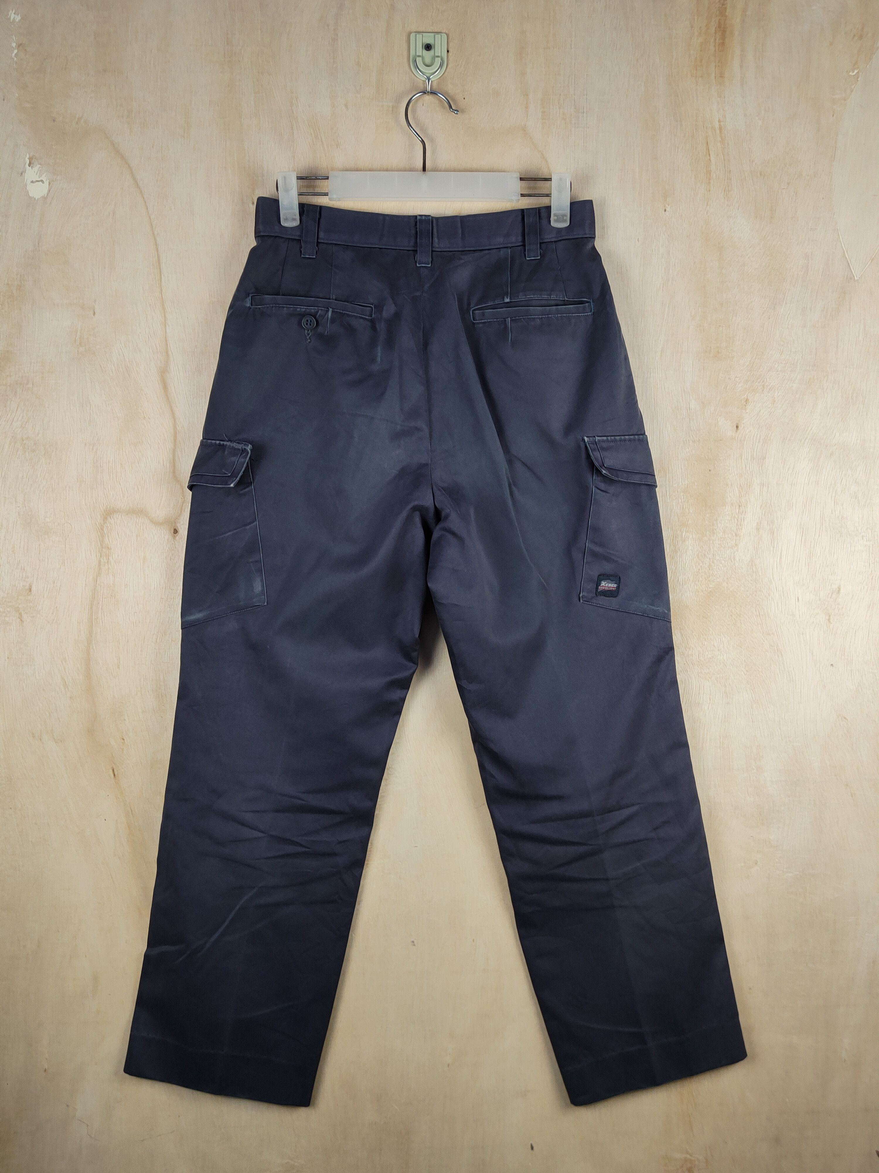 Japanese Brand Xebec Blue Faded Multipocket Tactical Cargo Pants #S2405 Size US 28 / EU 44 - 7 Thumbnail
