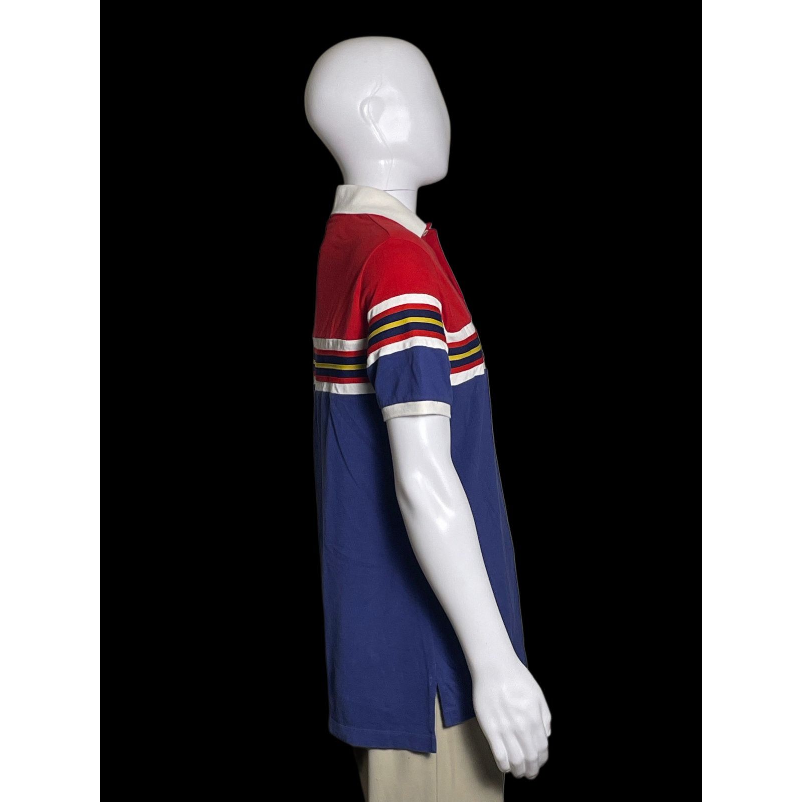 Gucci 2019 Gucci x Disney The Three Little Pigs Color Block Polo Size US XS / EU 42 / 0 - 10 Thumbnail