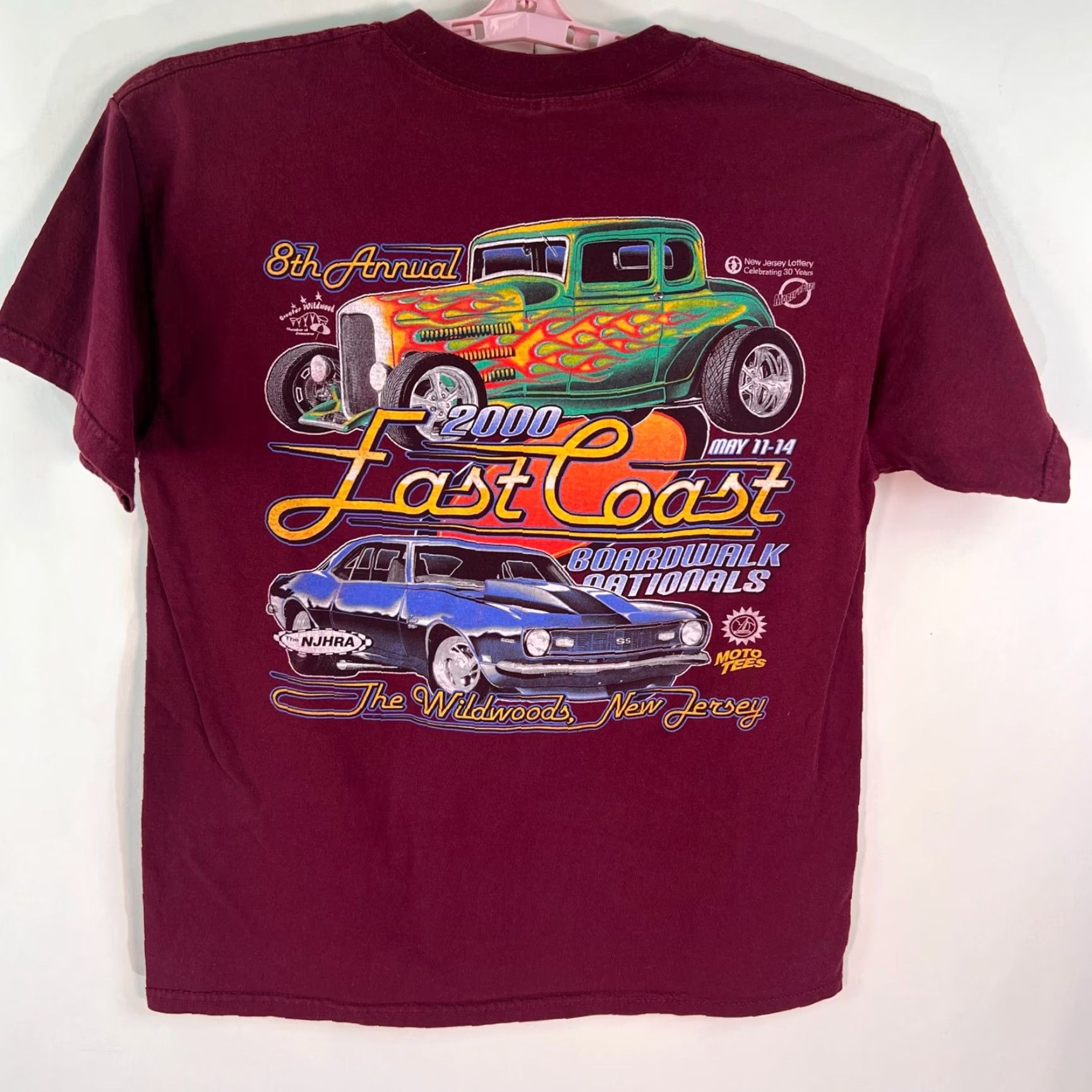 Vintage VINTAGE East Coast Boardwalk Nationals NJ 2000 T Shirt Mens Size L Red Pocket Size US L / EU 52-54 / 3 - 5 Thumbnail