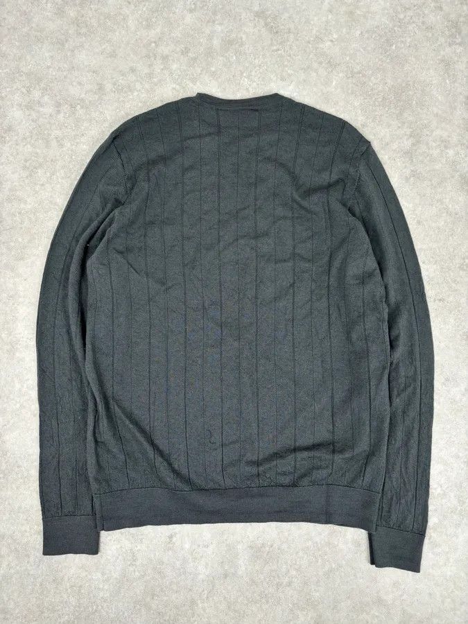 Emporio Armani AW2018 Emporio Armani Grey Mnimalist Sweater Size US S / EU 44-46 / 1 - 5 Thumbnail