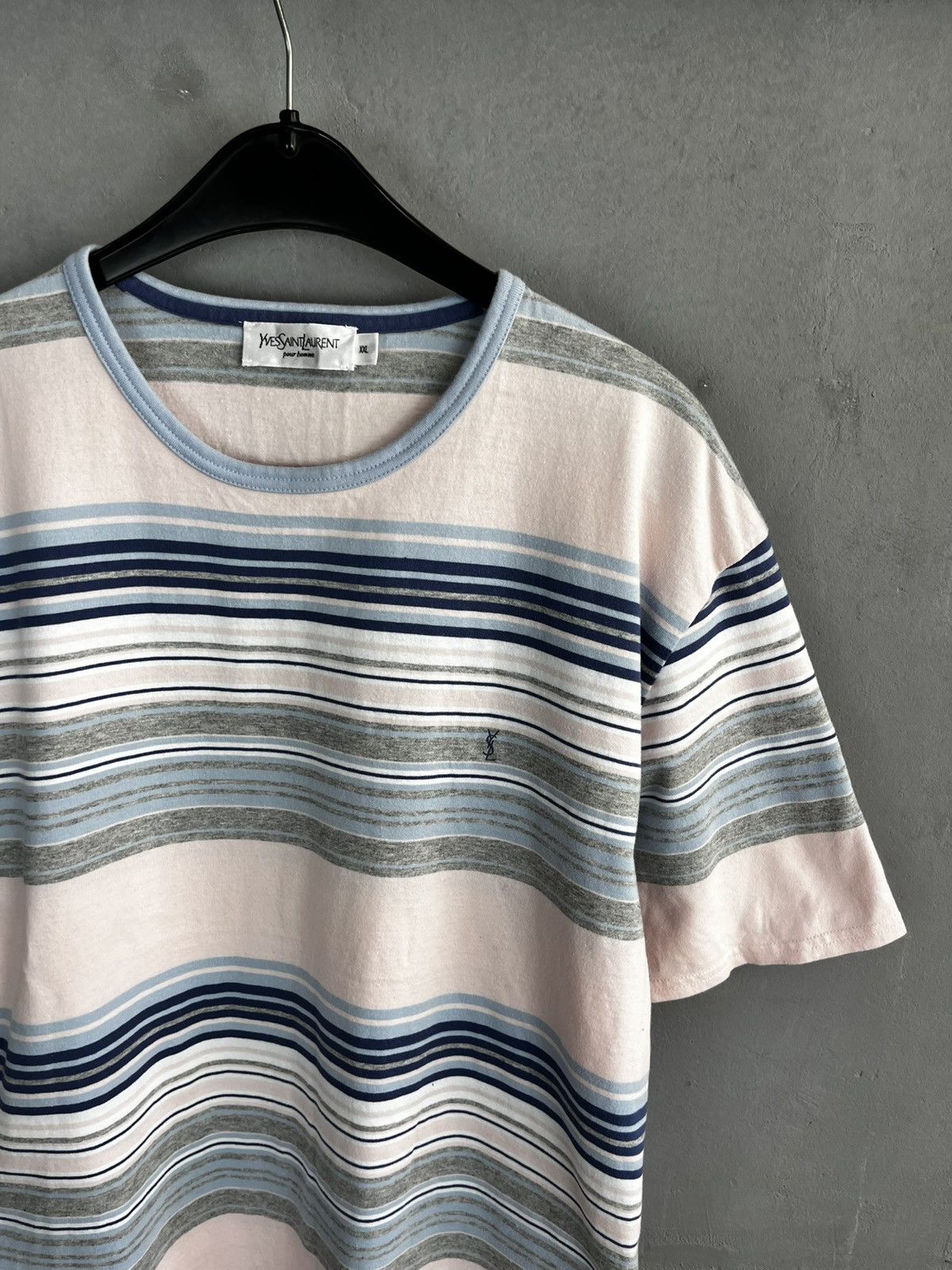 Yves Saint Laurent Yves Saint Laurent Vintage Stripped Small Logo size xxl Size US XXL / EU 58 / 5 - 4 Thumbnail