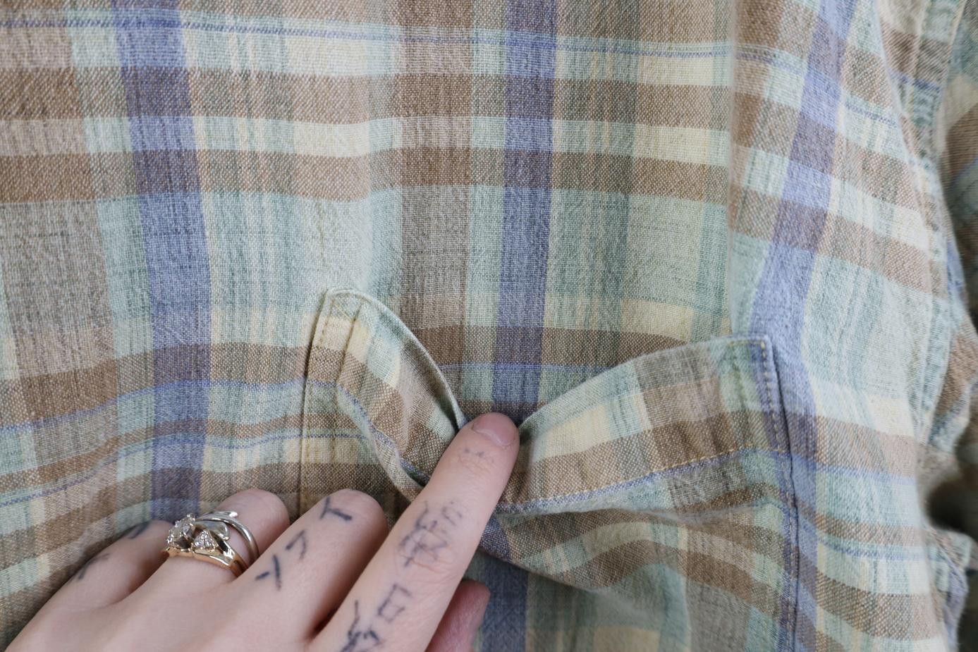 Vintage Vintage 90s Streetwear Linen Blend Short Sleeve Button Shirt Size US XL / EU 56 / 4 - 6 Thumbnail